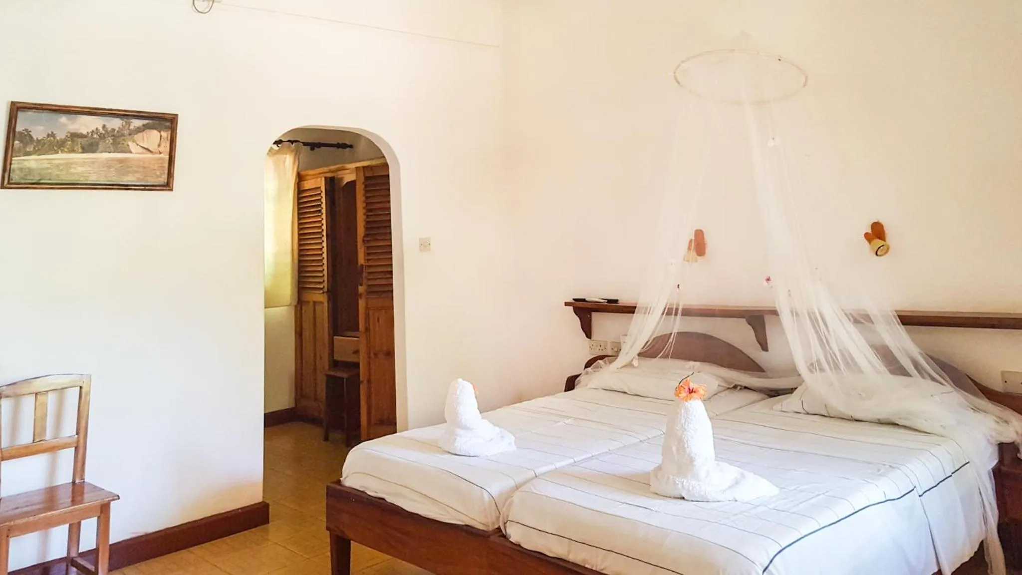 Bed in Bernique Guesthouse