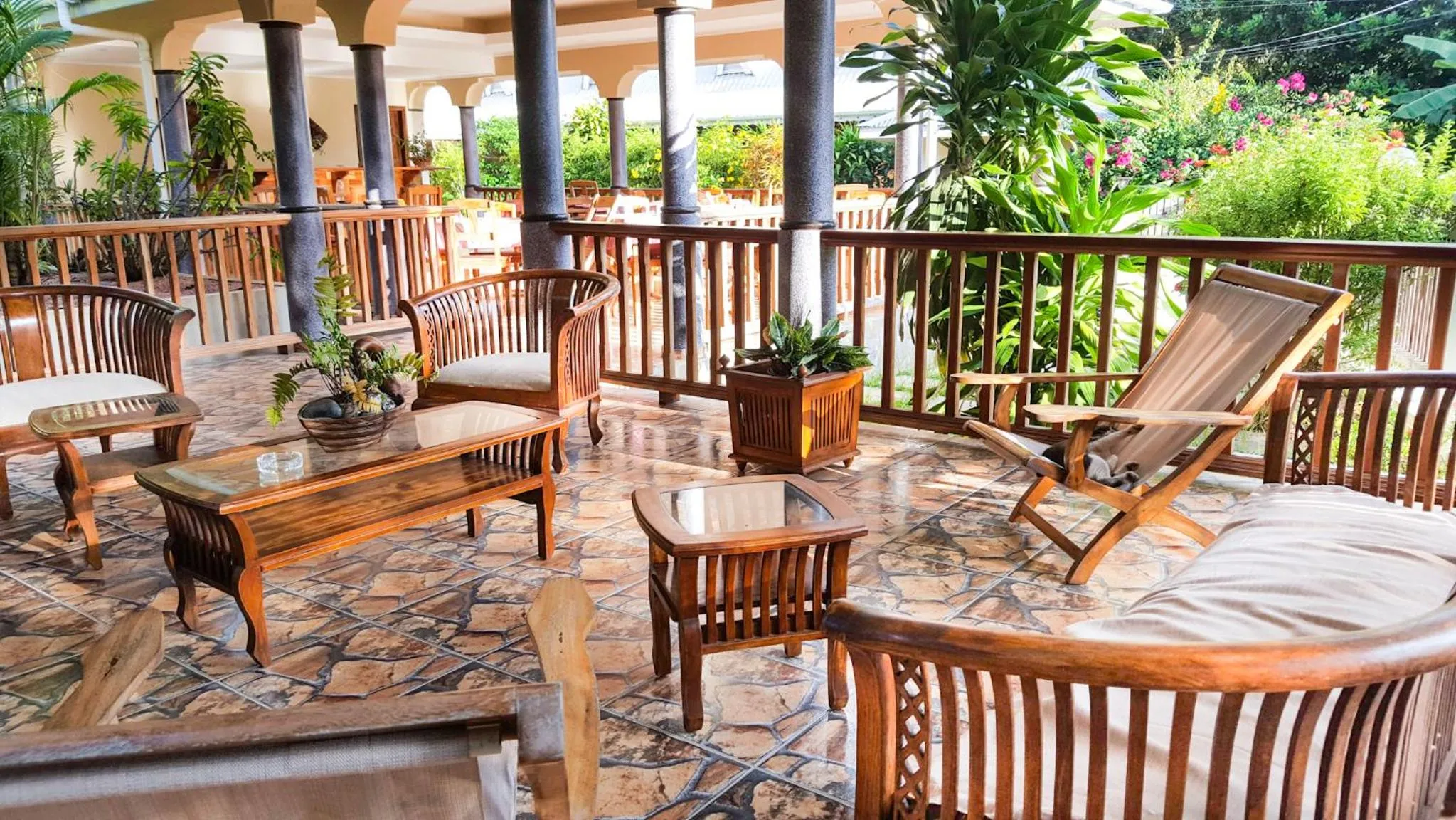Patio in Bernique Guesthouse