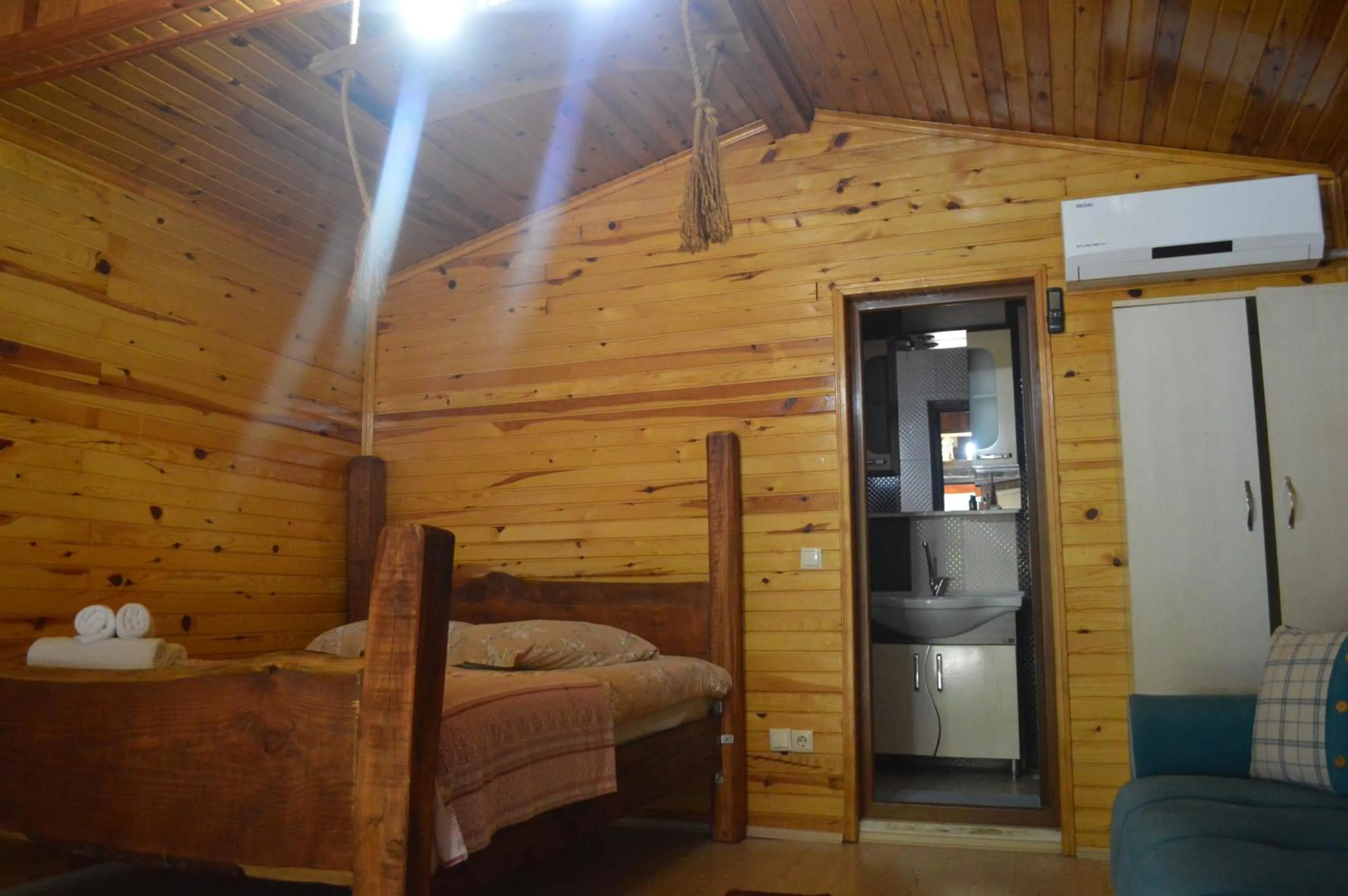 Bed in Sapanca Gönül Sofram Hotel & Bungalow & Villas