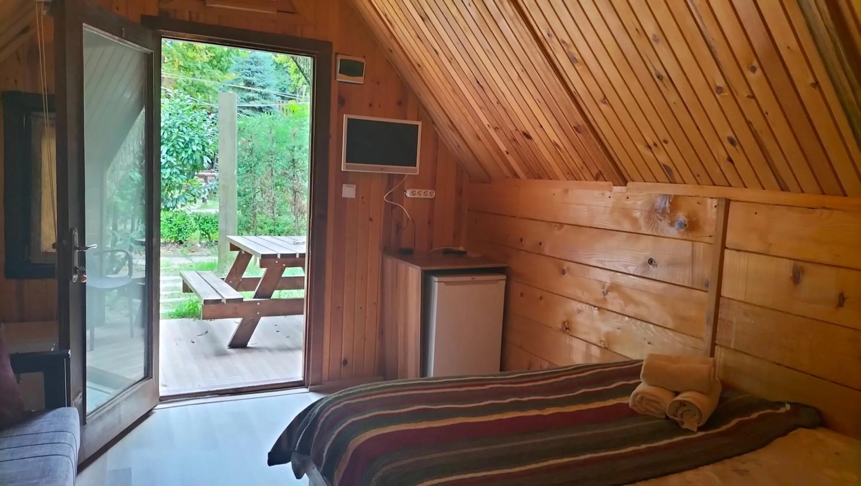 Bed in Sapanca Gönül Sofram Hotel & Bungalow & Villas