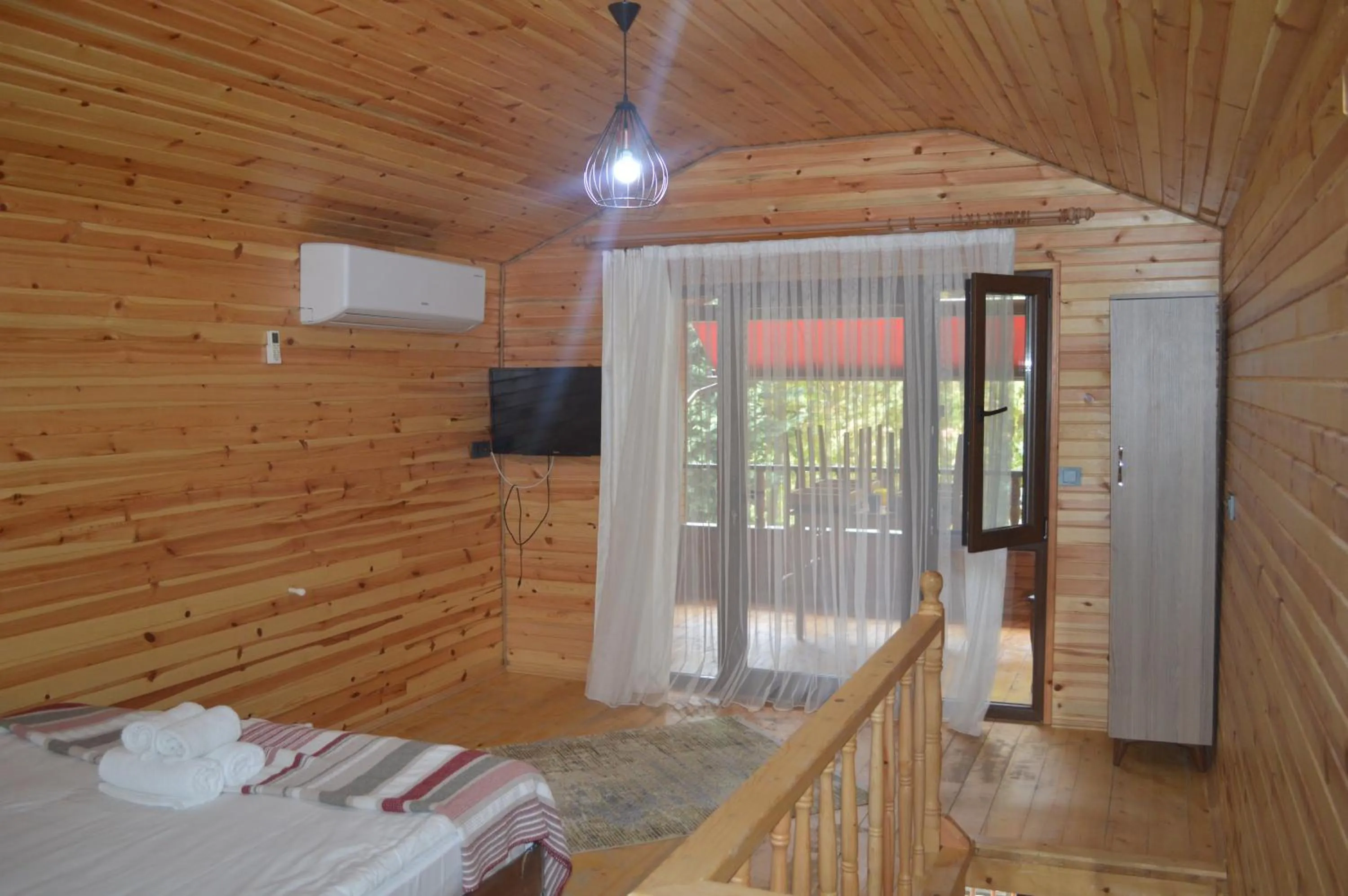 Bed in Sapanca Gönül Sofram Hotel & Bungalow & Villas