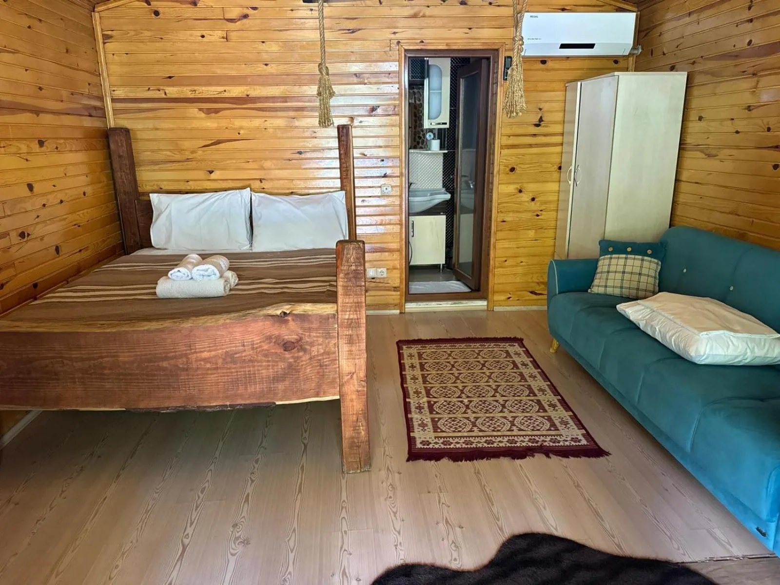 Bed in Sapanca Gönül Sofram Hotel & Bungalow & Villas