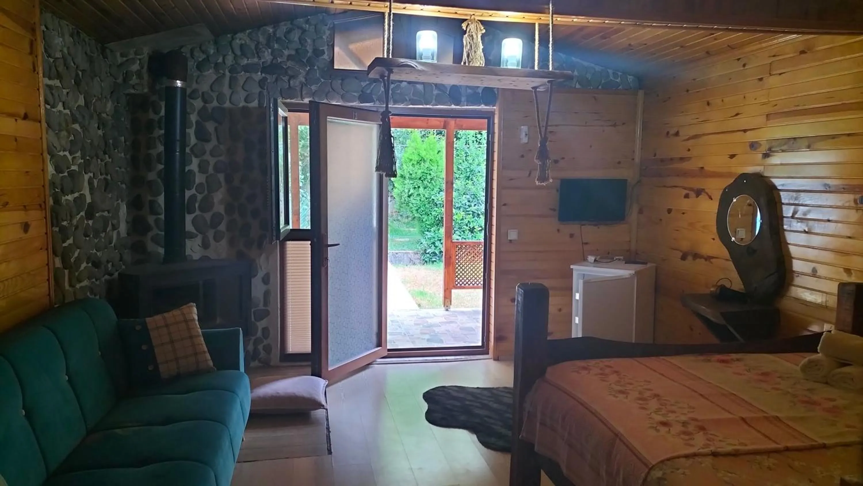 Bed in Sapanca Gönül Sofram Hotel & Bungalow & Villas