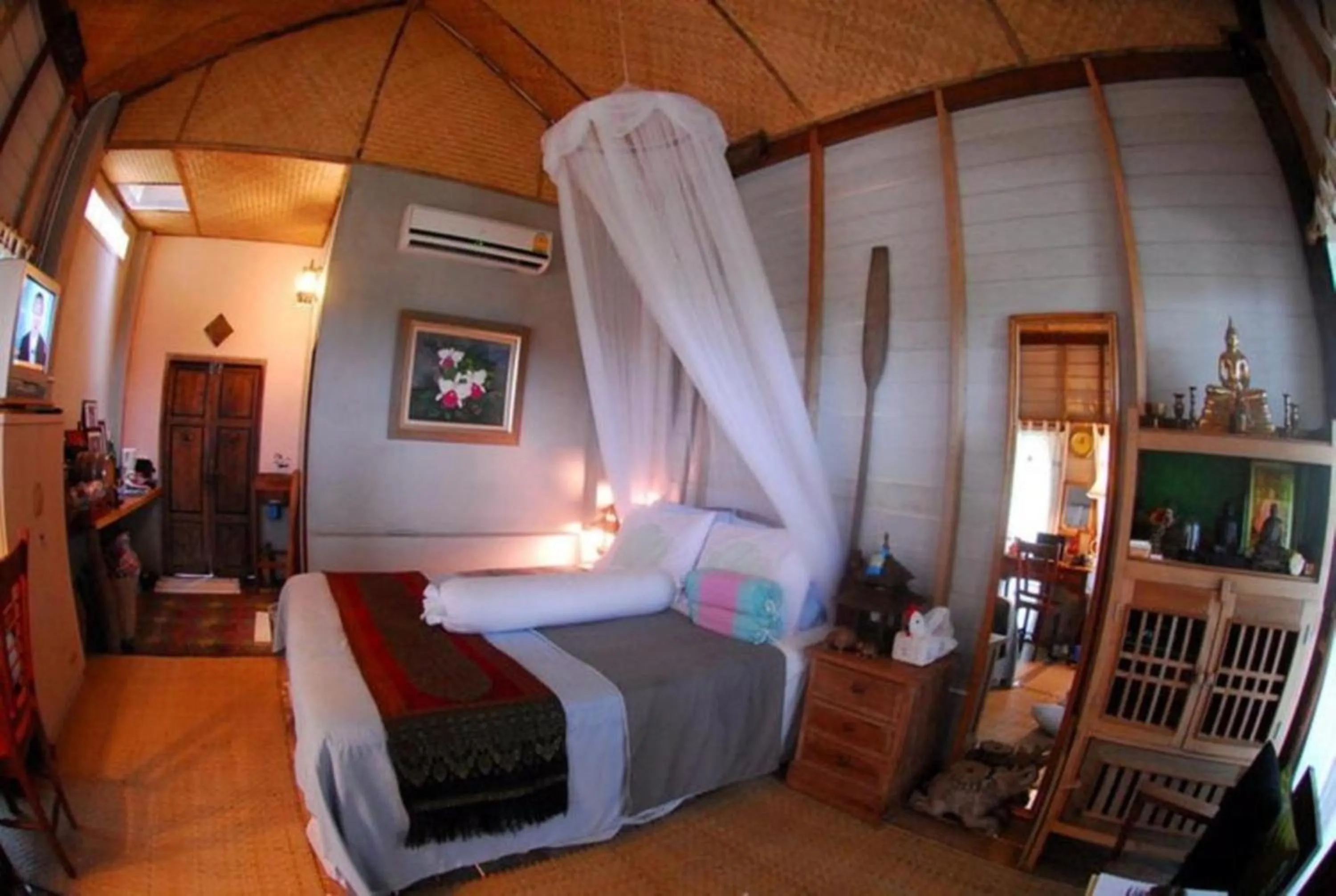 Bed in Lanlay Home Stay Krabi