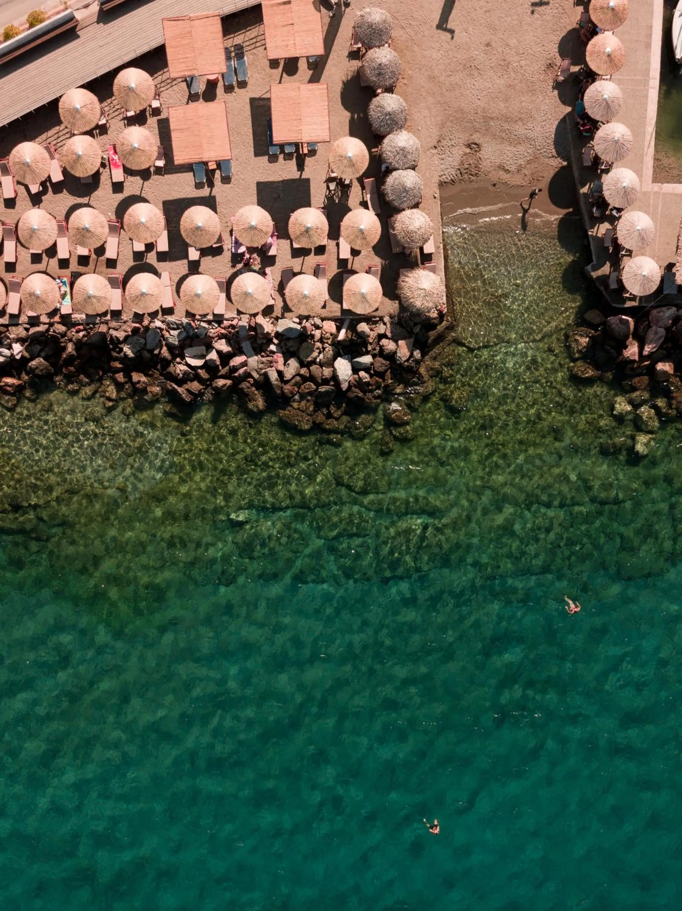 Bird's eye view in Kiani Akti