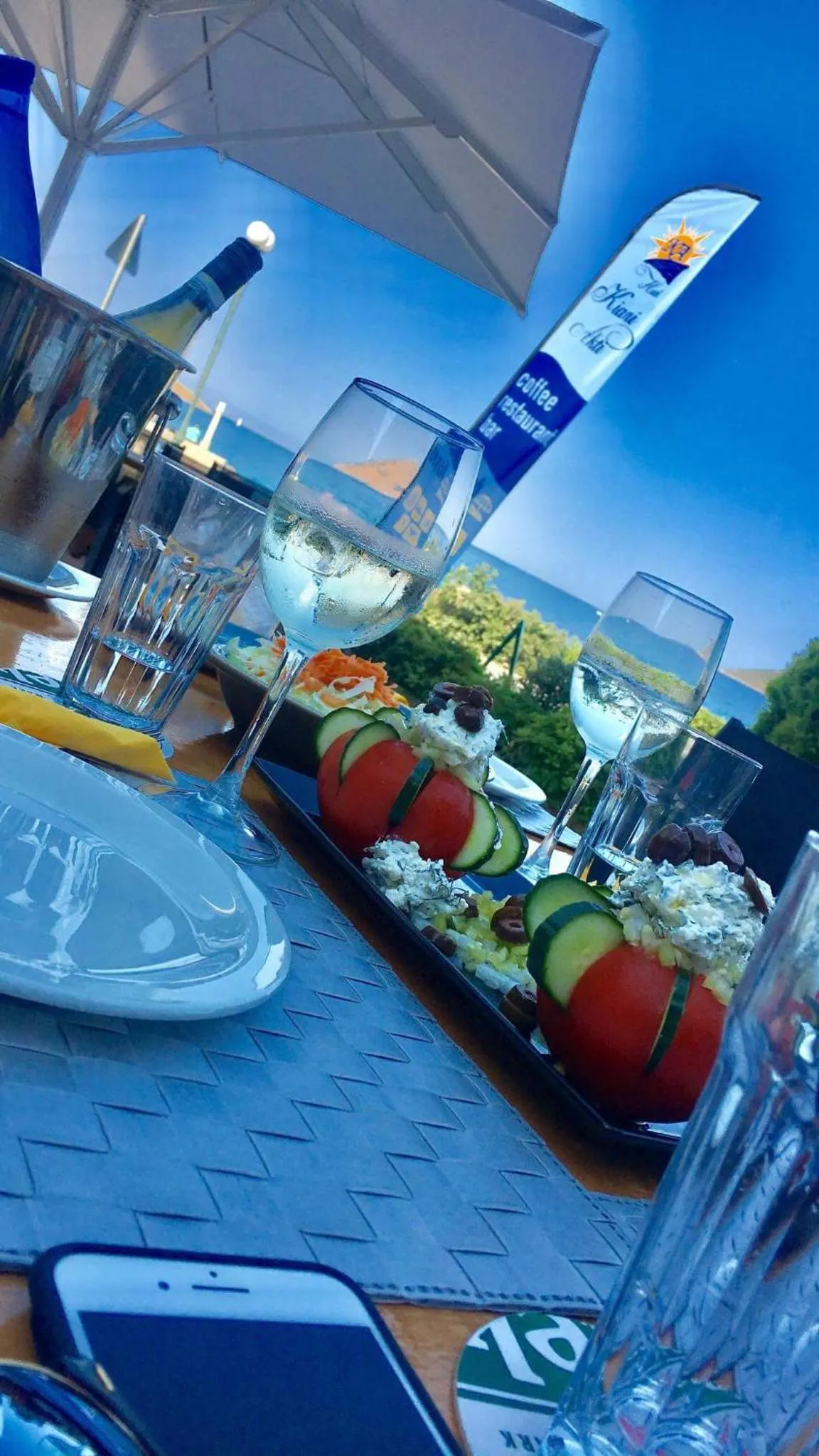 Food close-up in Kiani Akti