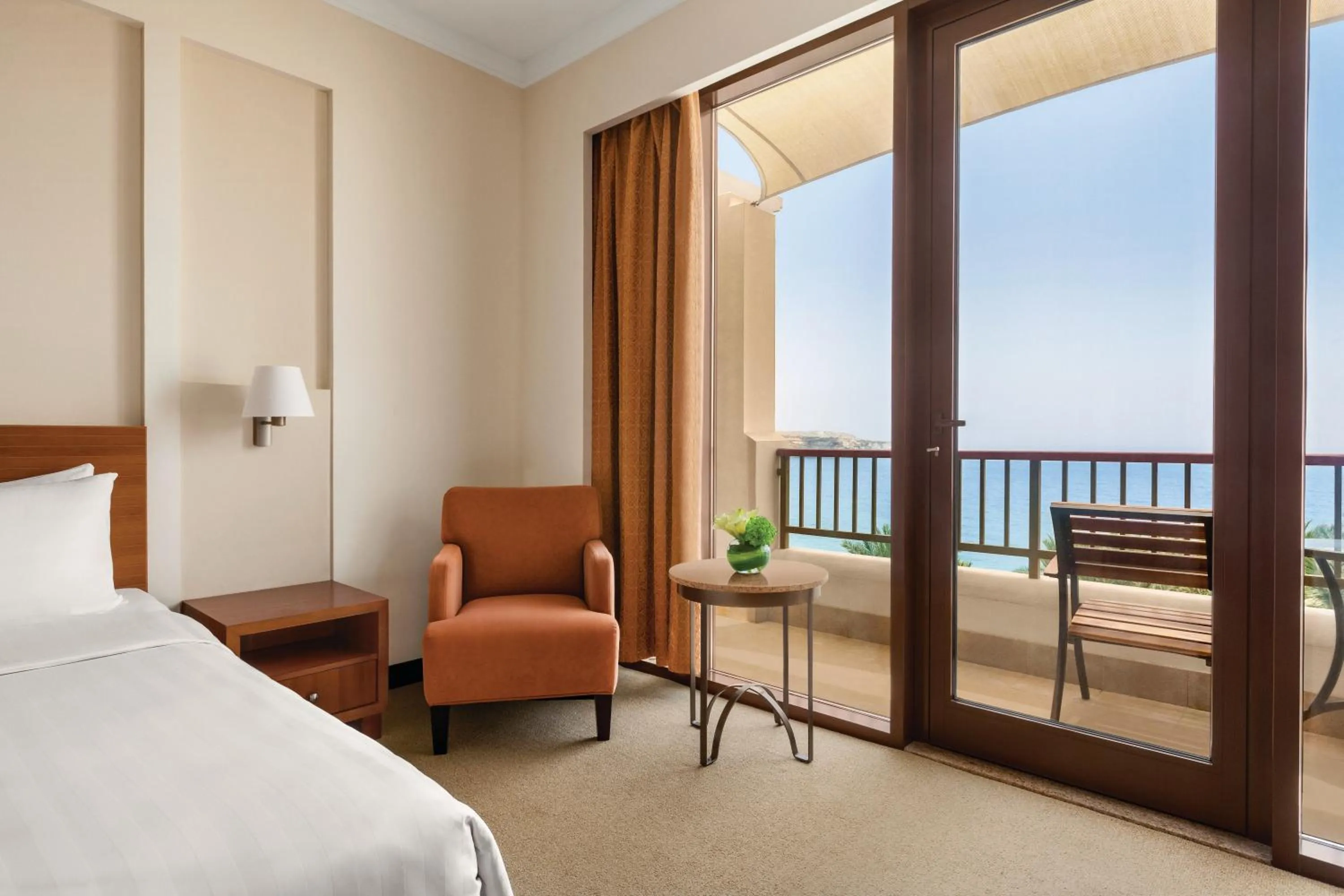 View (from property/room), Bed in DoubleTree By Hilton Muscat Al Waha