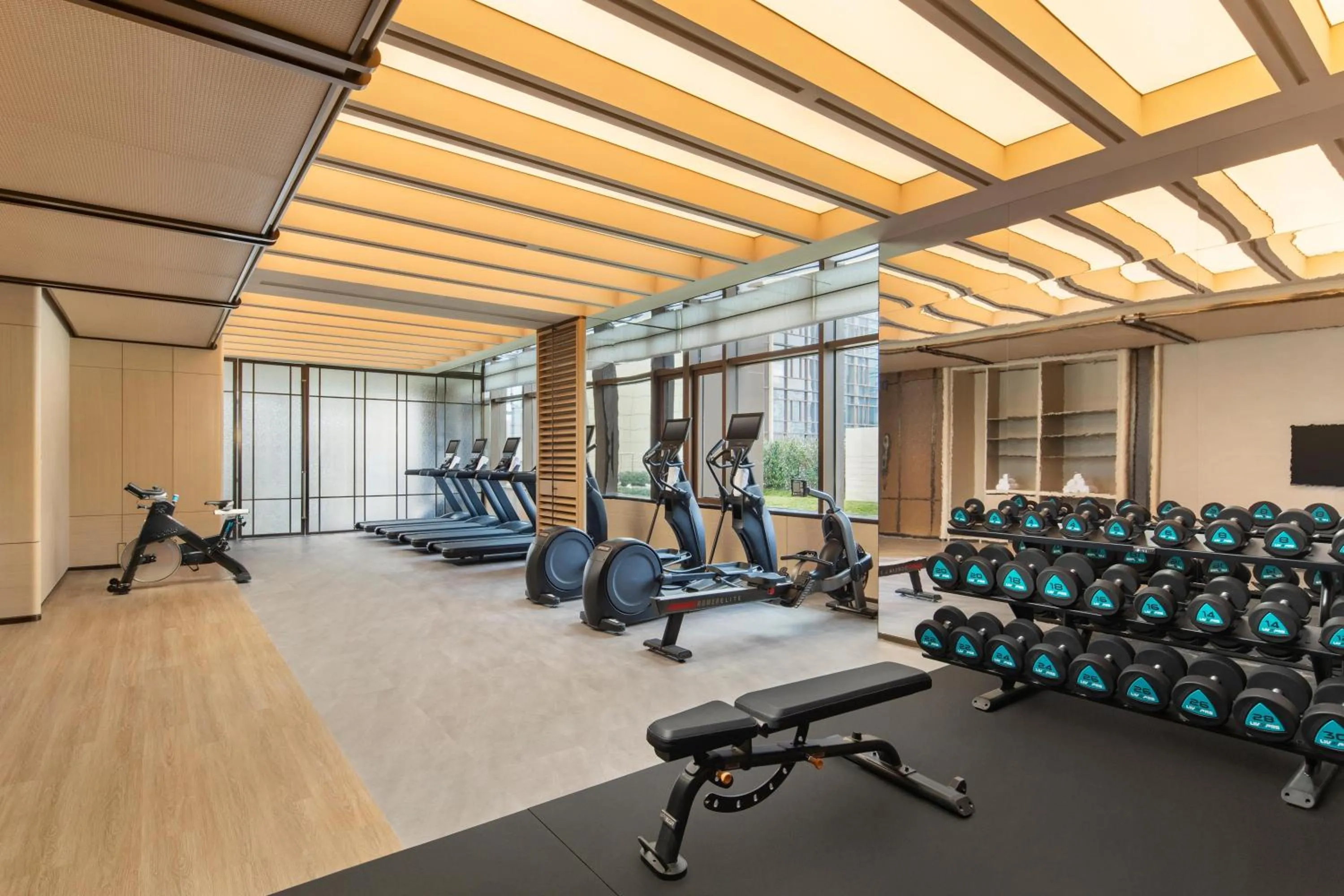 Fitness centre/facilities in Doubletree By Hilton Zigong