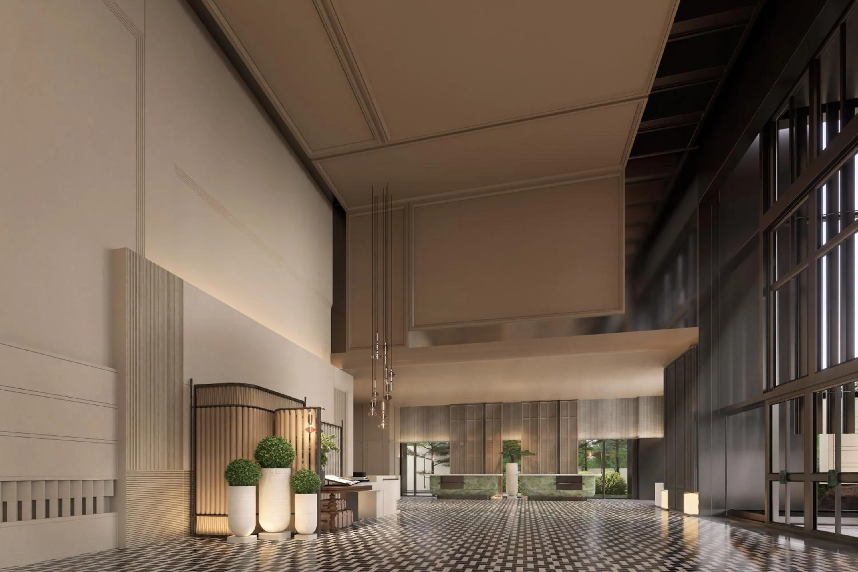 Lobby or reception in Doubletree By Hilton Zigong