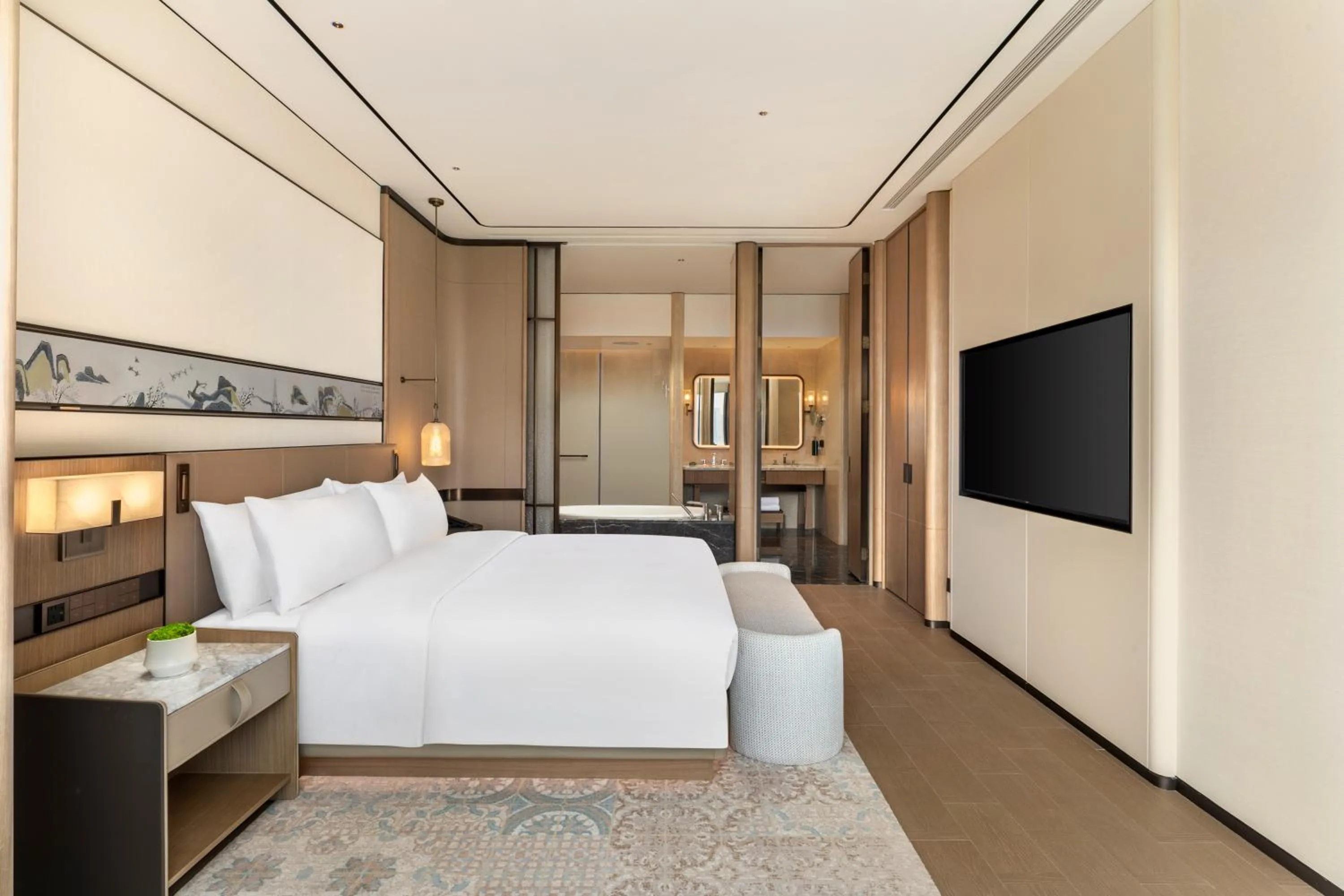 Bedroom, Bed in Doubletree By Hilton Zigong