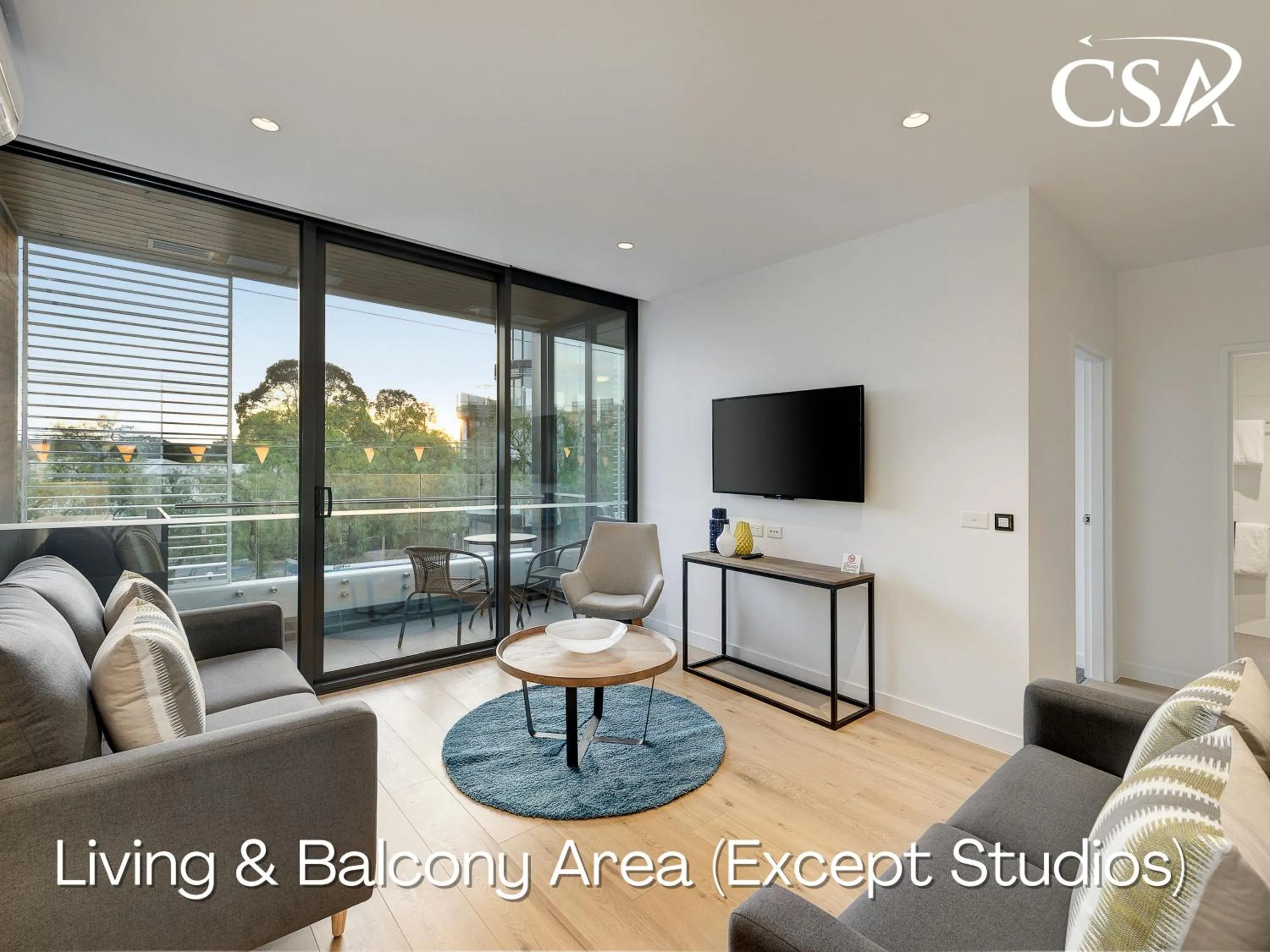 Living room in Camberwell Serviced Apartments