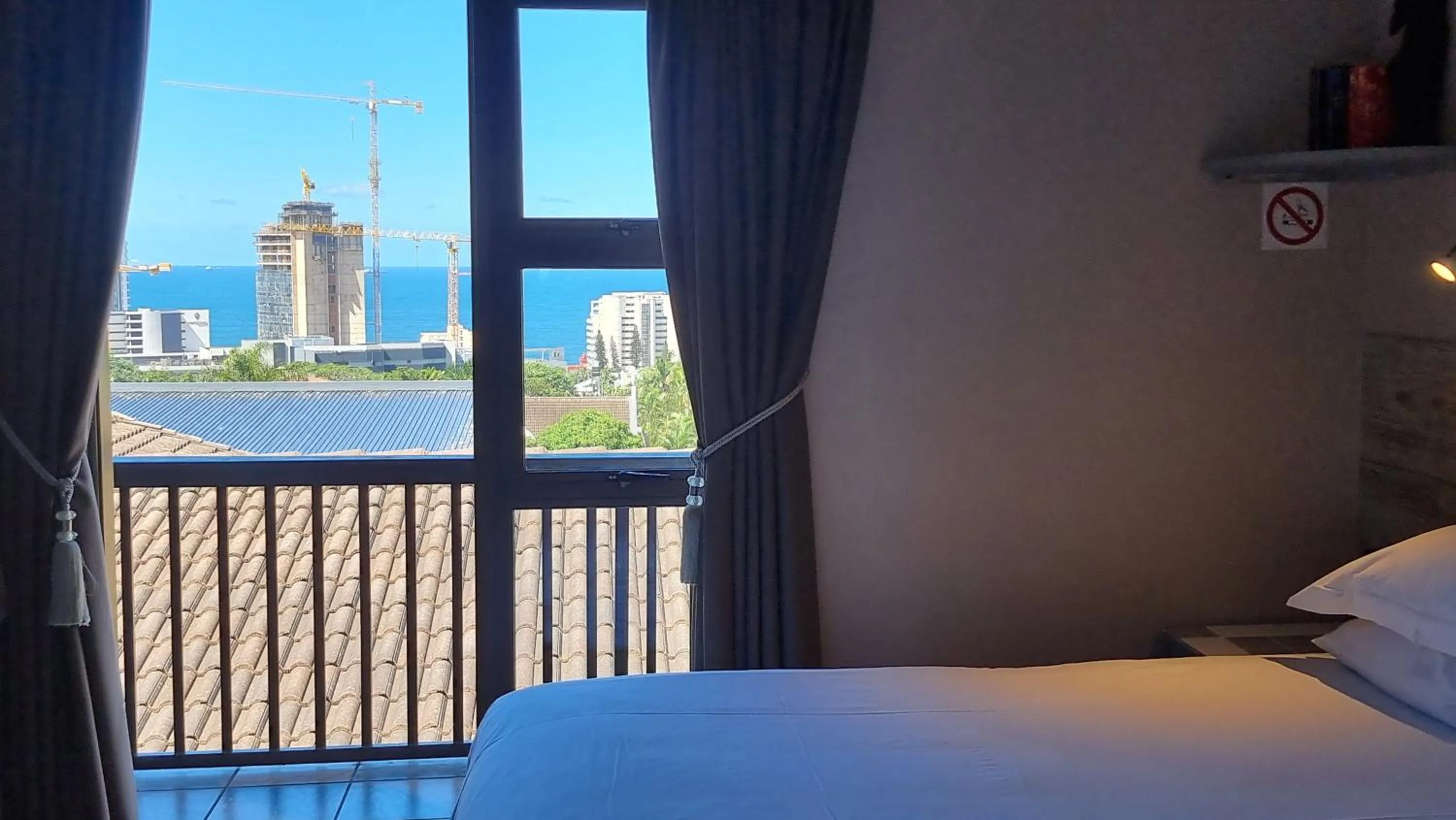 View (from property/room), Bed in Crooked Tree Cottage