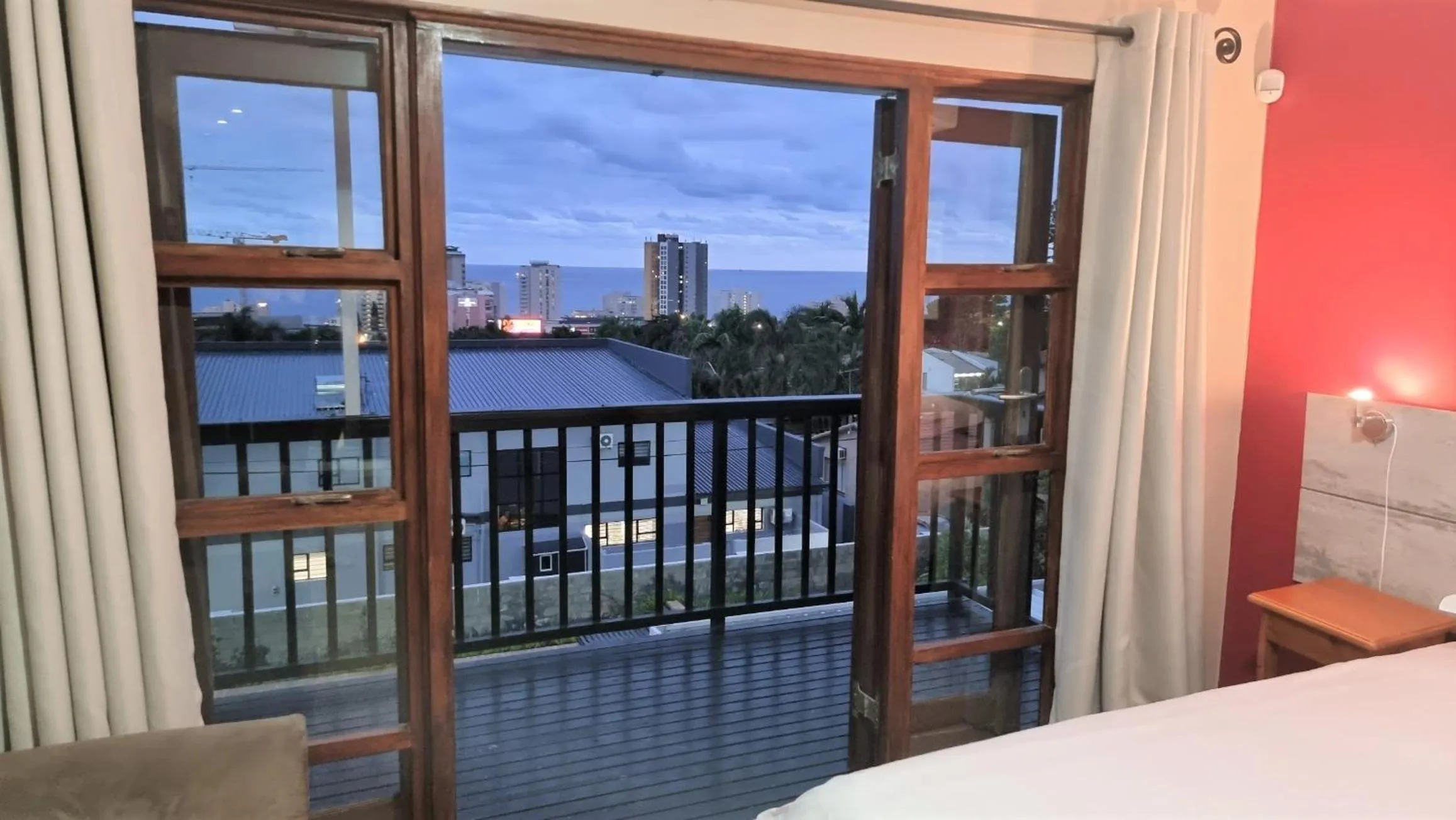 View (from property/room), Bed in Crooked Tree Cottage