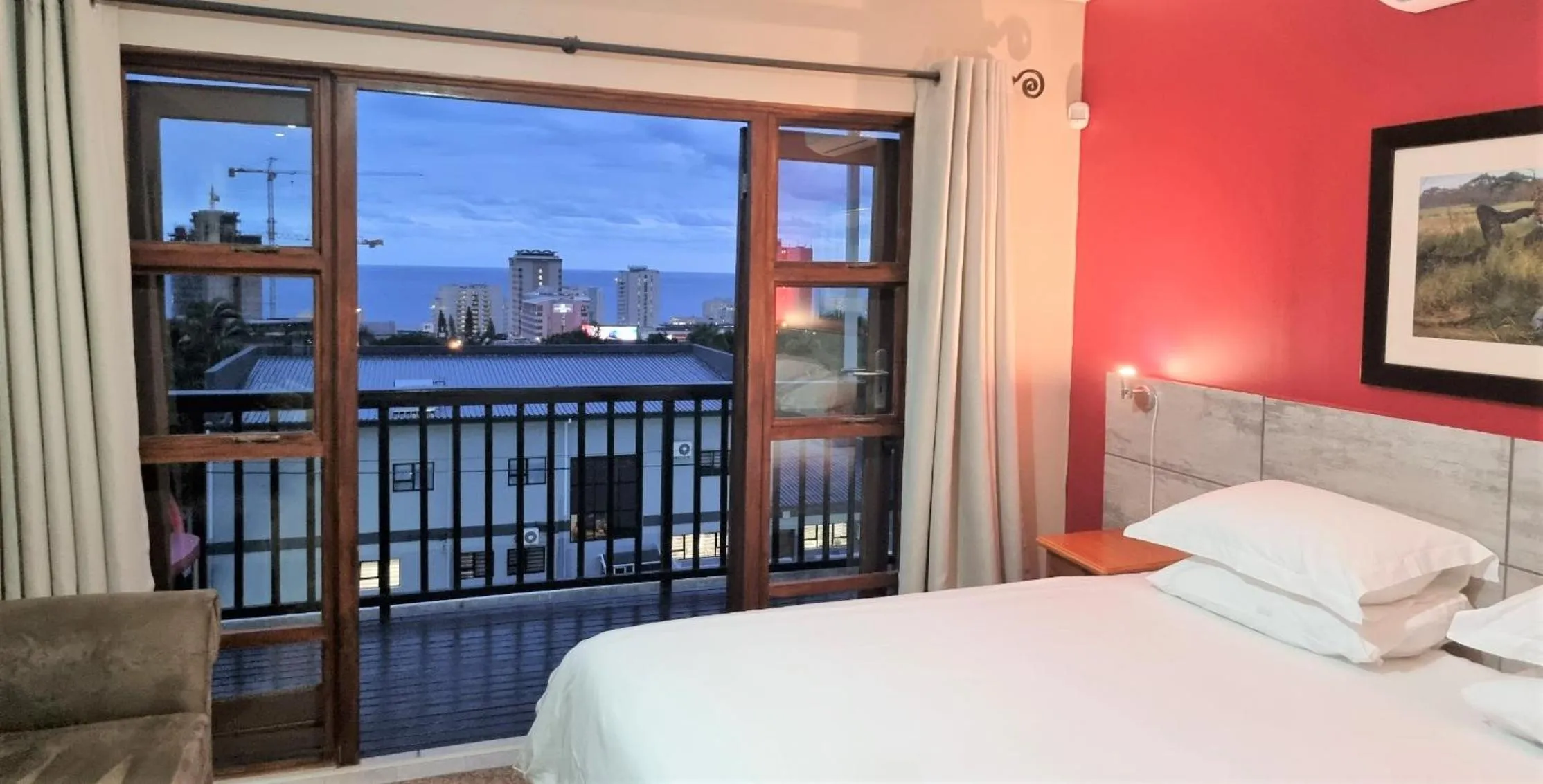 View (from property/room), Bed in Crooked Tree Cottage