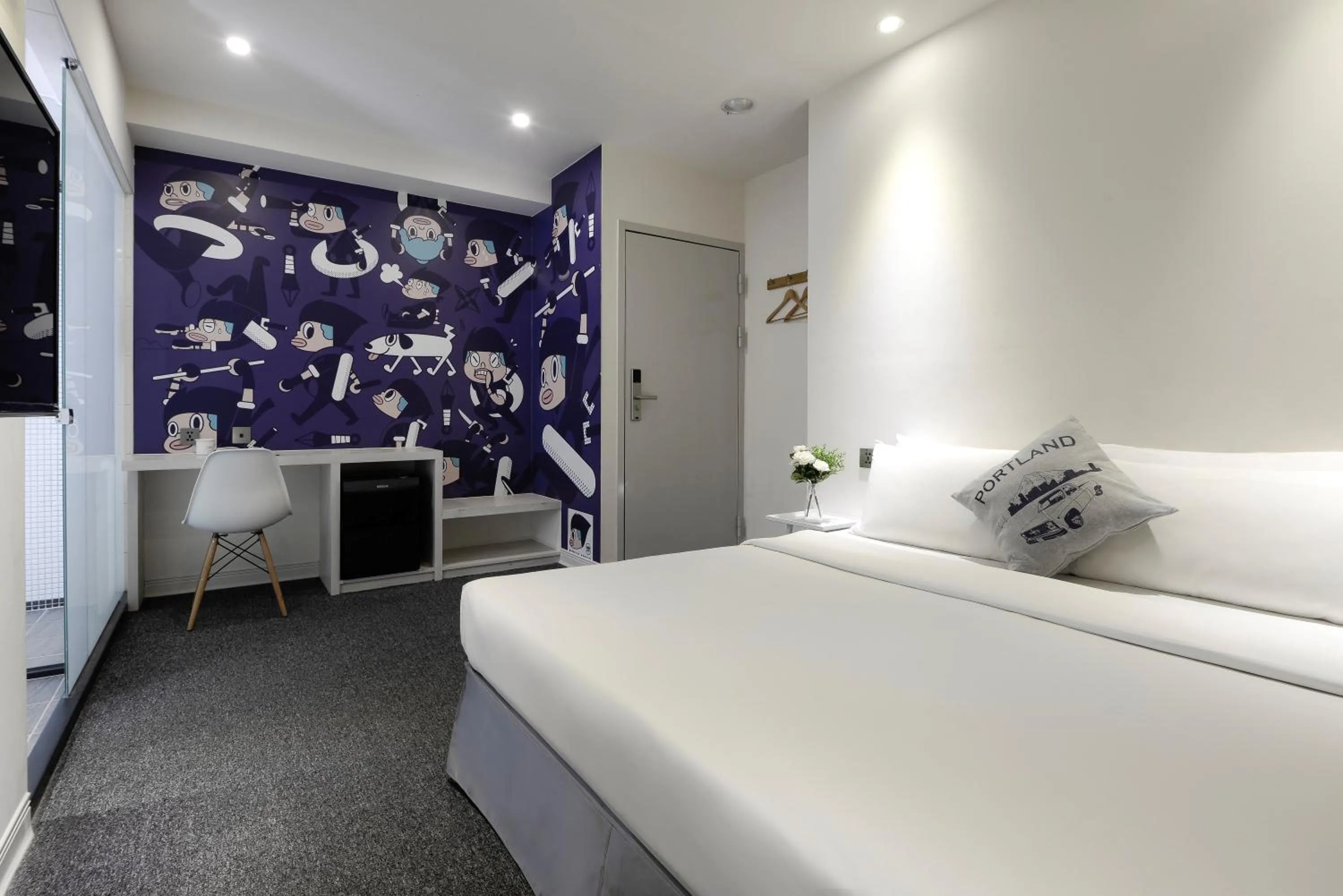 Photo of the whole room, Bed in Taichung Box Design Hotels