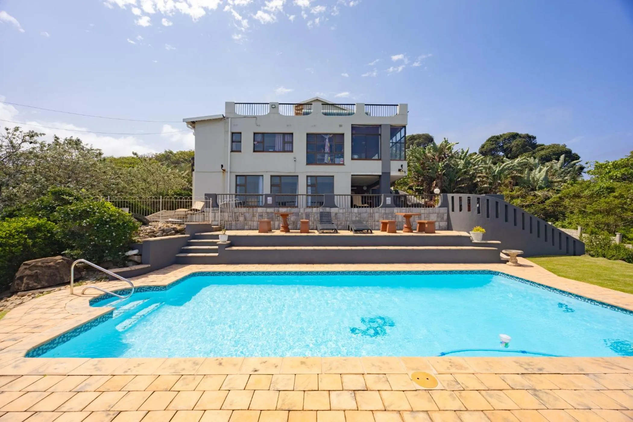 Swimming pool in Beachcomber Bay Guest House In South Africa