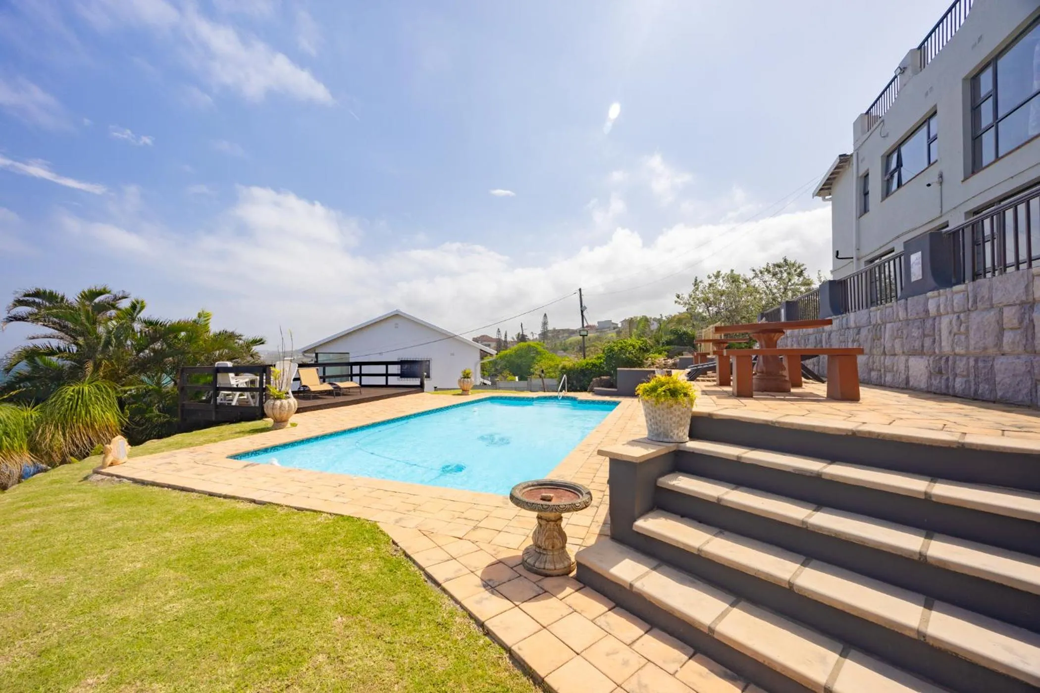 Swimming pool in Beachcomber Bay Guest House In South Africa