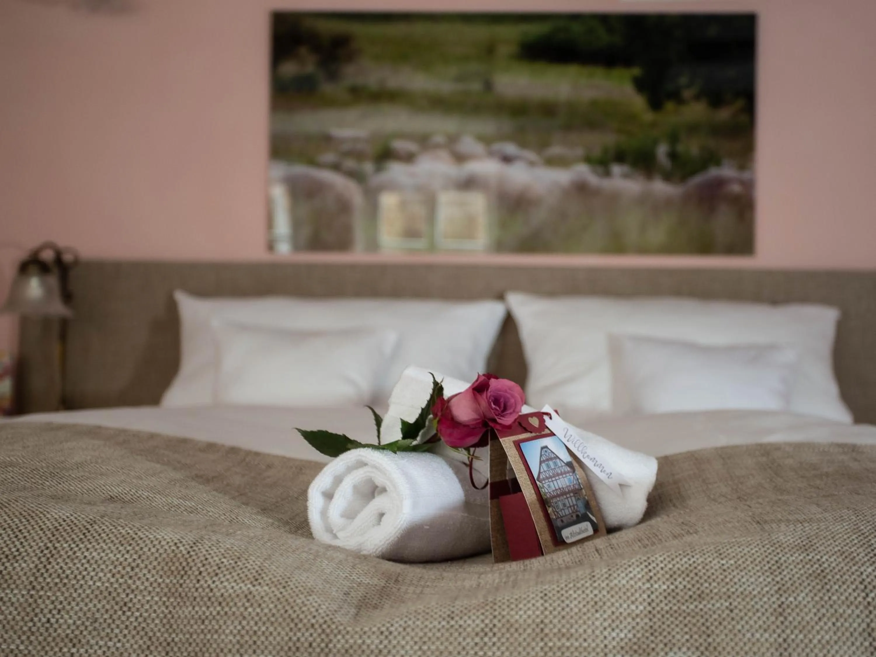 Photo of the whole room, Bed in Altstadthotel Treysa