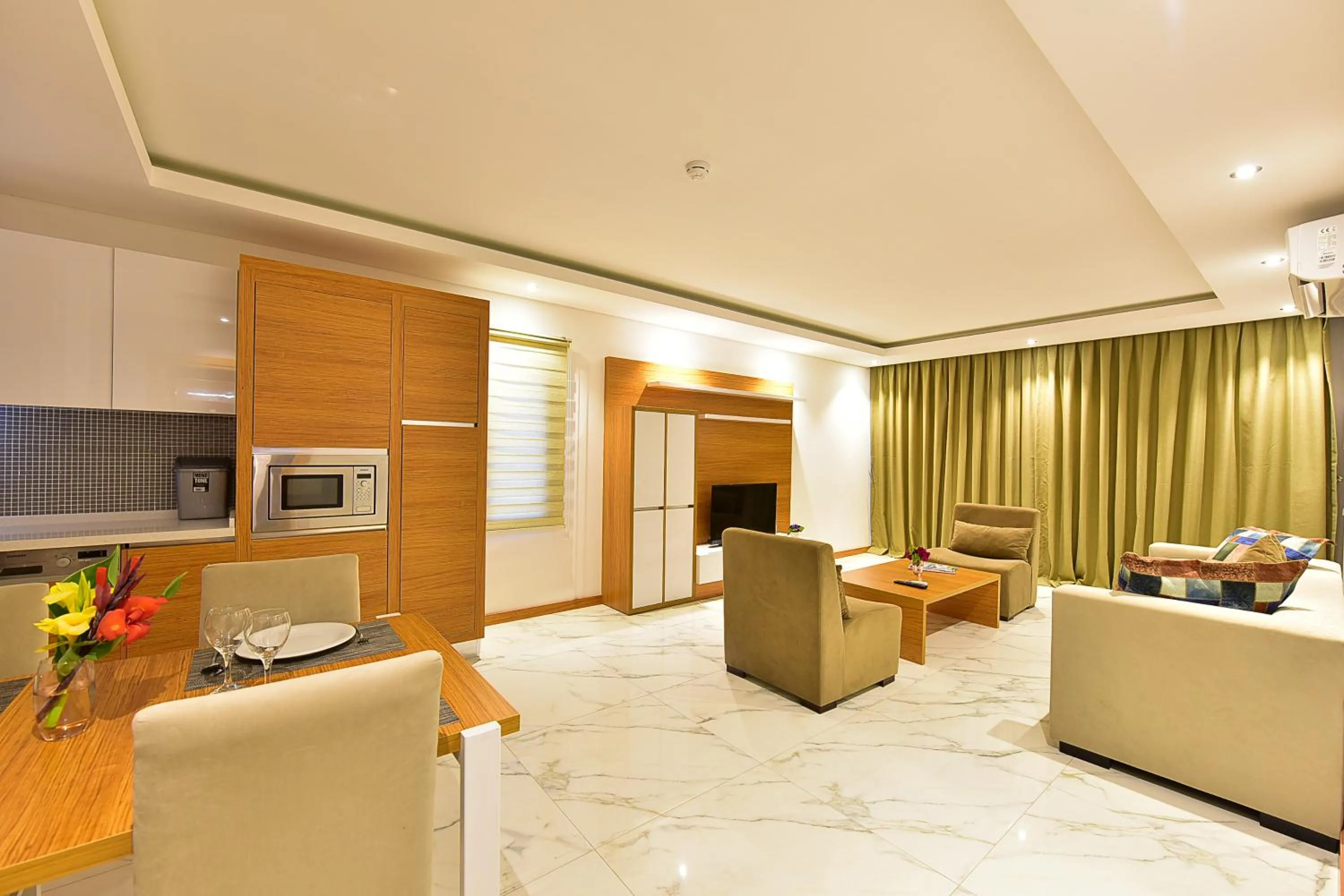 Kitchen or kitchenette in Jasmin Elite Residence & SPA