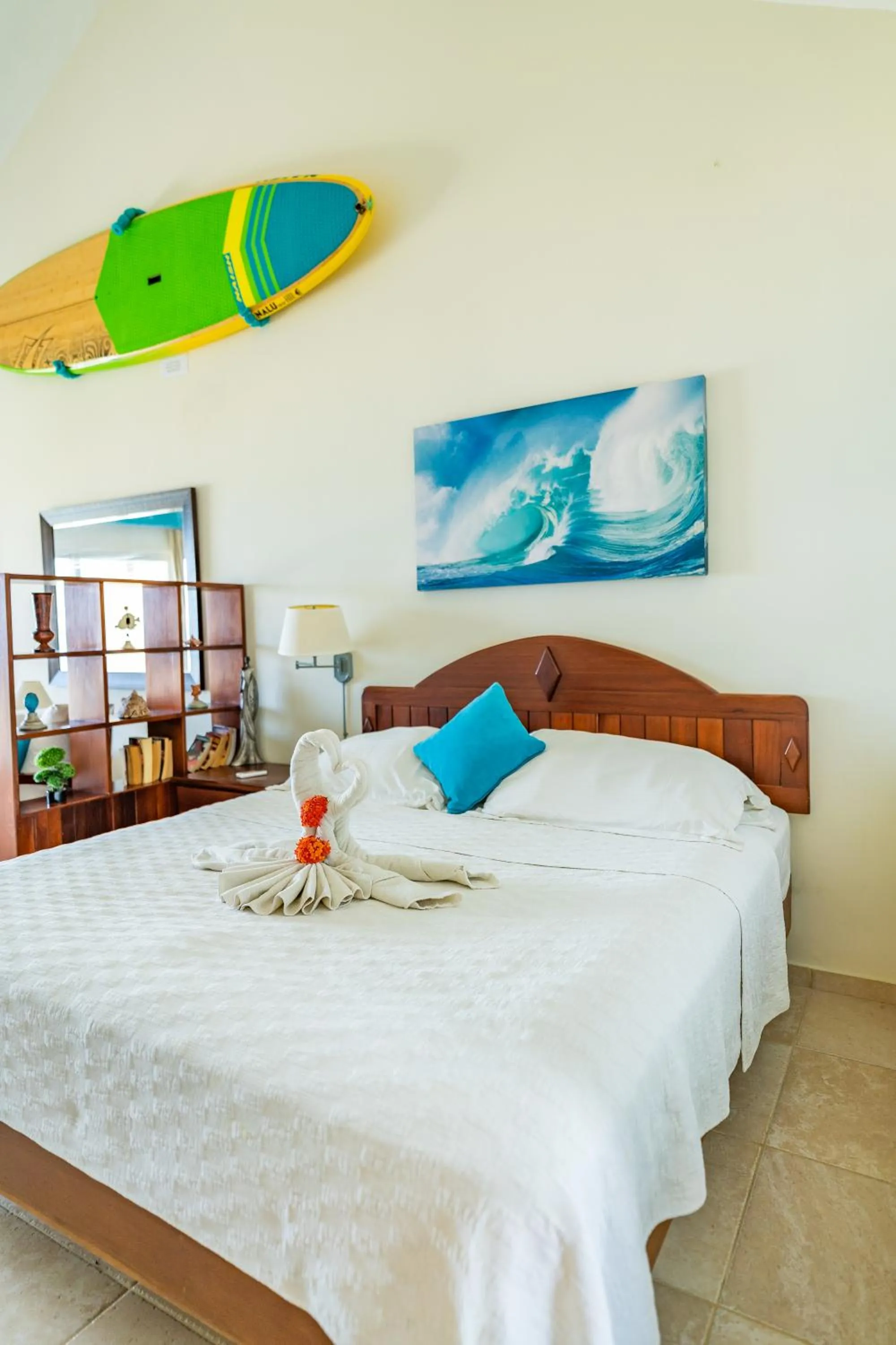 Bed in Agualina Kite Hotel