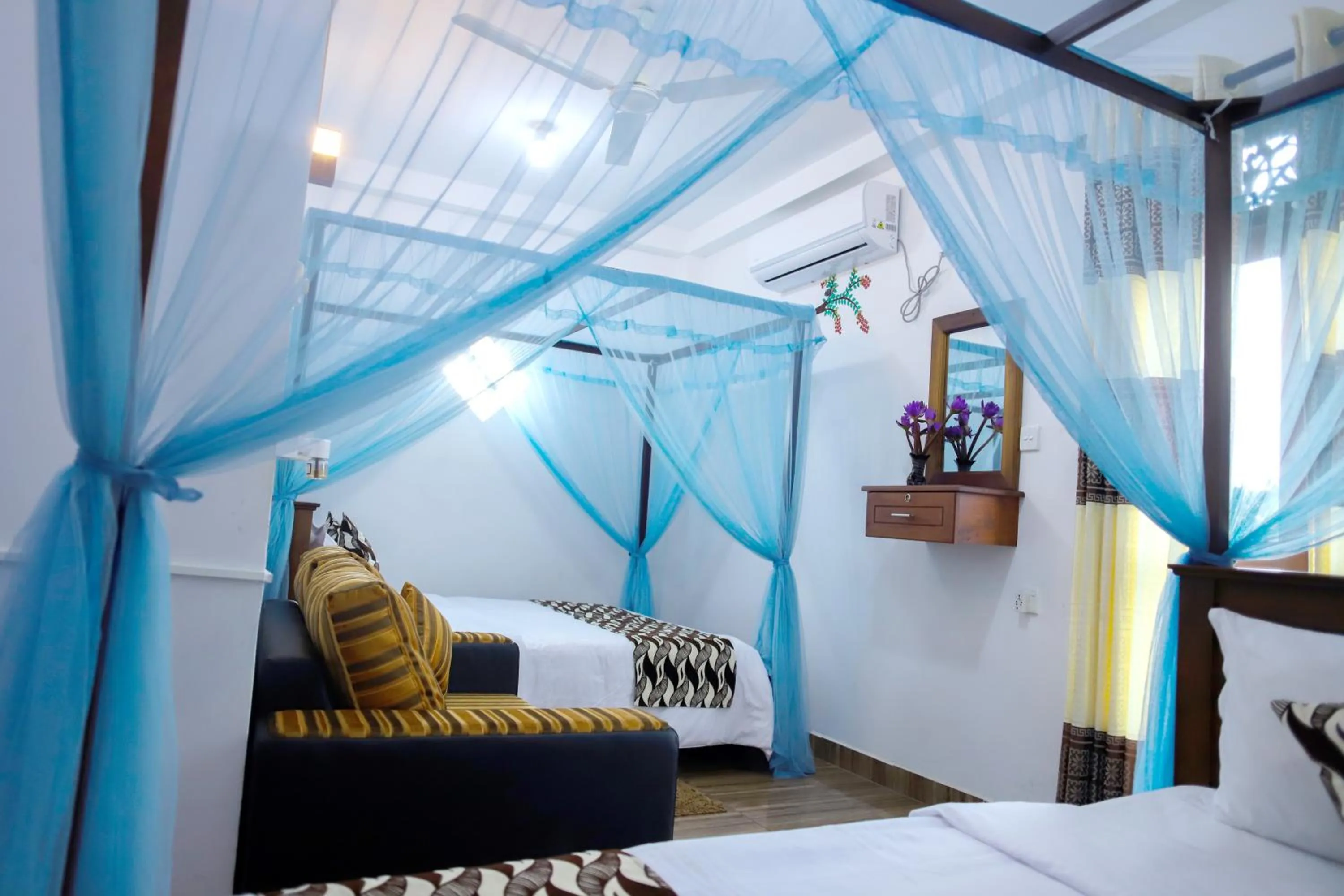 Bedroom, Bed in Village Star Rest-Mirissa