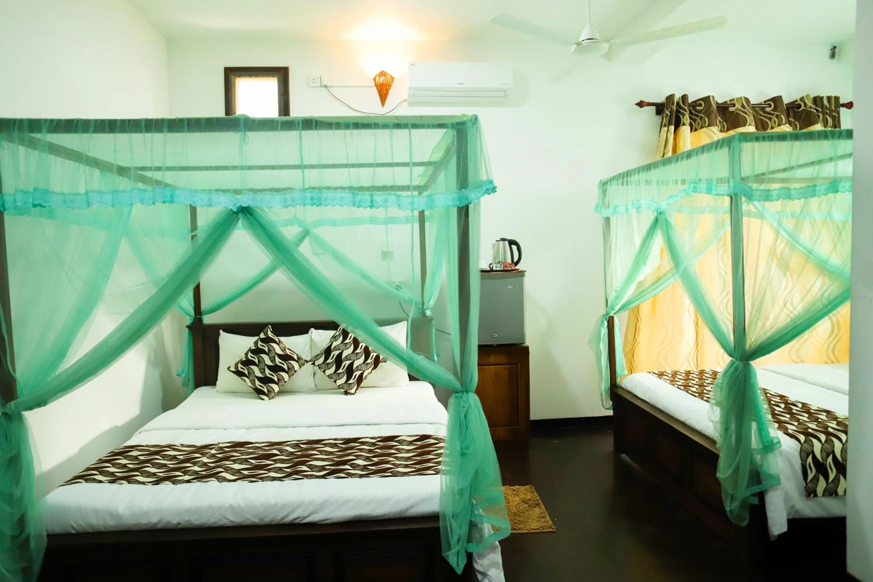 Bedroom, Bed in Village Star Rest-Mirissa