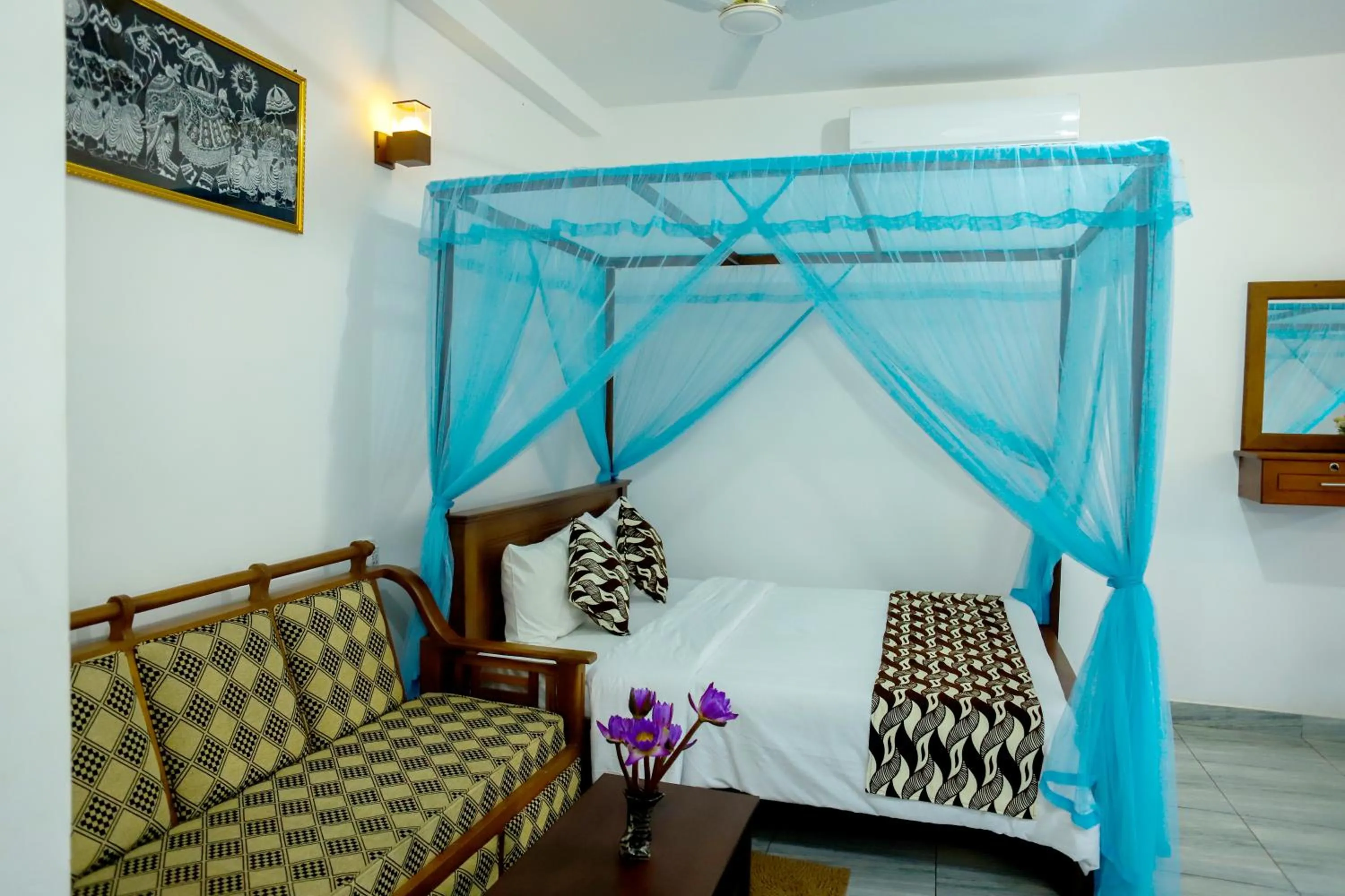 Bed in Village Star Rest-Mirissa