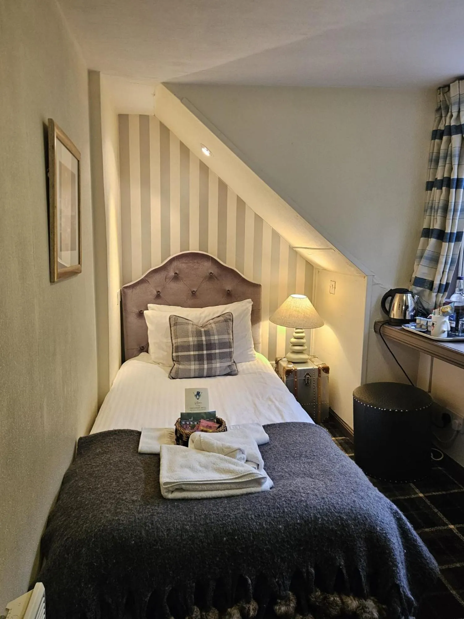 Bed in The Tobermory Hotel