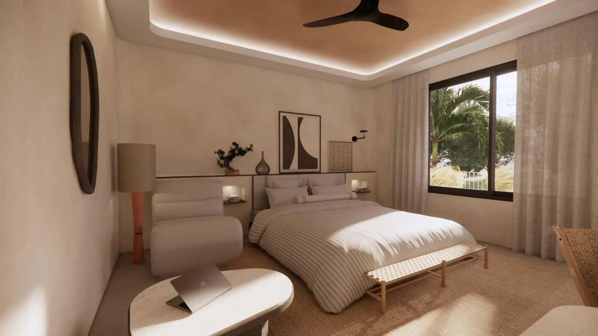 Bed in Kouros Palace Active Lifestyle Hotel