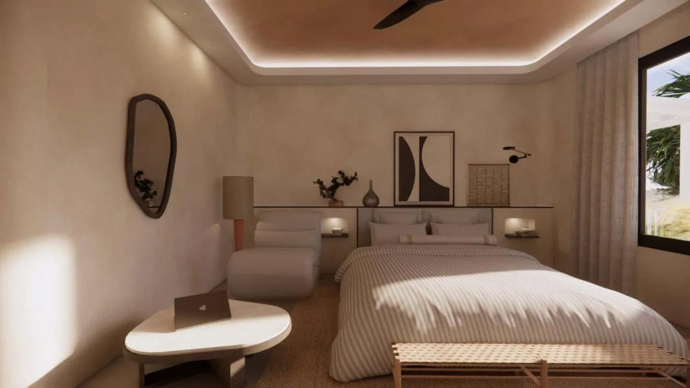 Bed in Kouros Palace Active Lifestyle Hotel