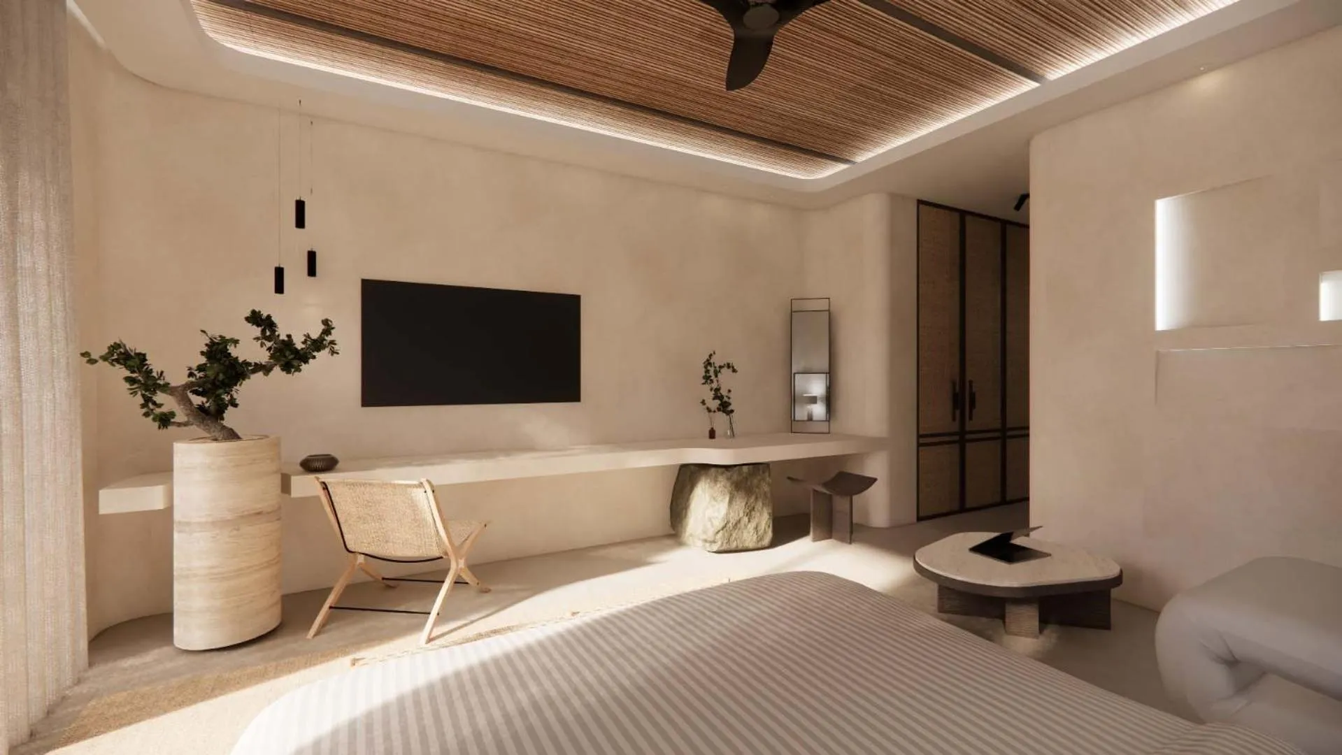 Bed in Kouros Palace Active Lifestyle Hotel