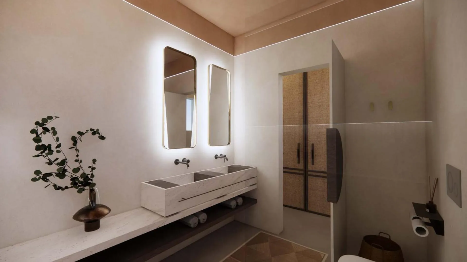 Bed in Kouros Palace Active Lifestyle Hotel