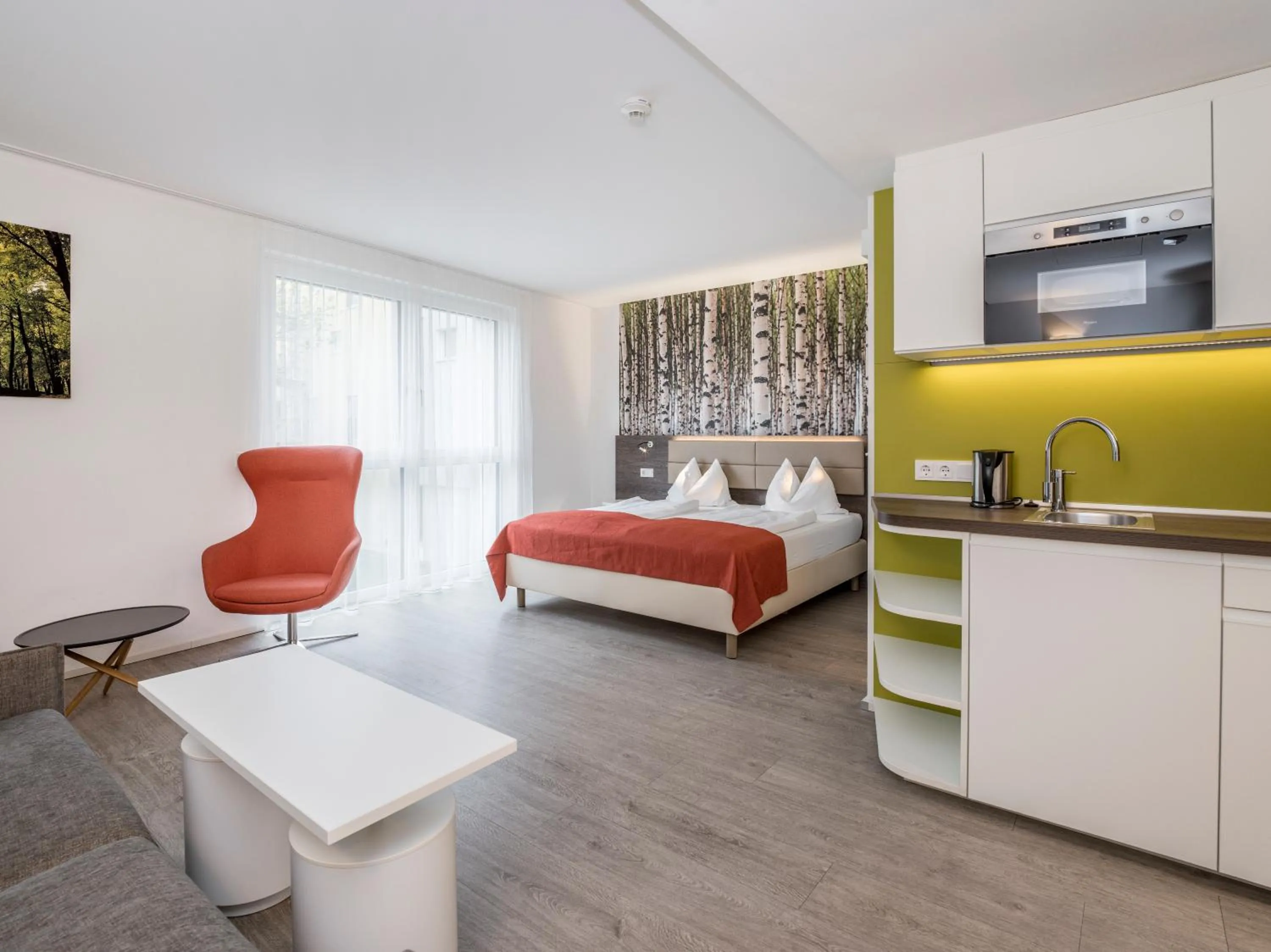 Bed in Eco Suite Hotel