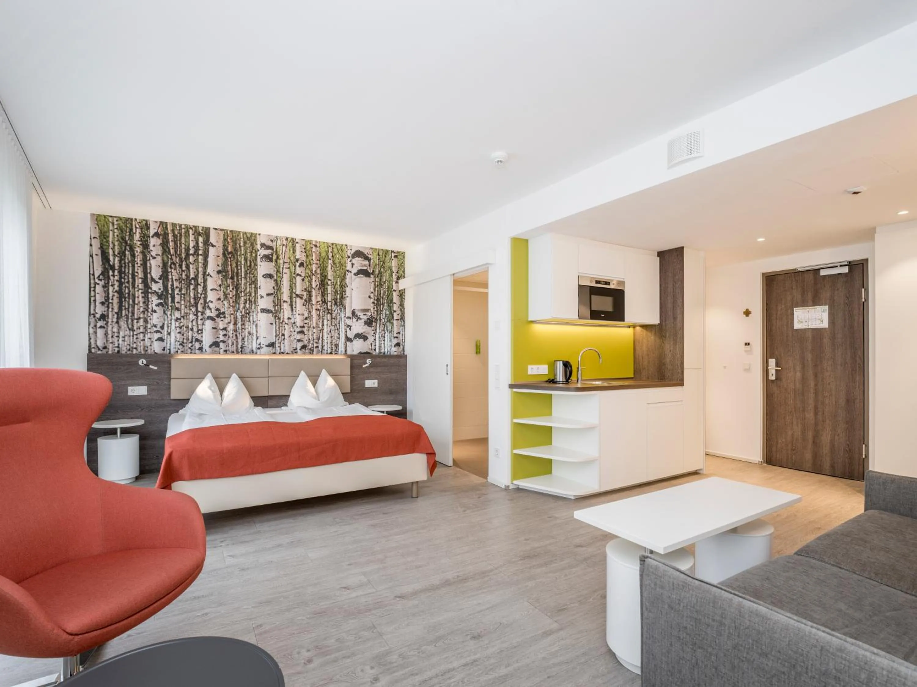 Bed in Eco Suite Hotel