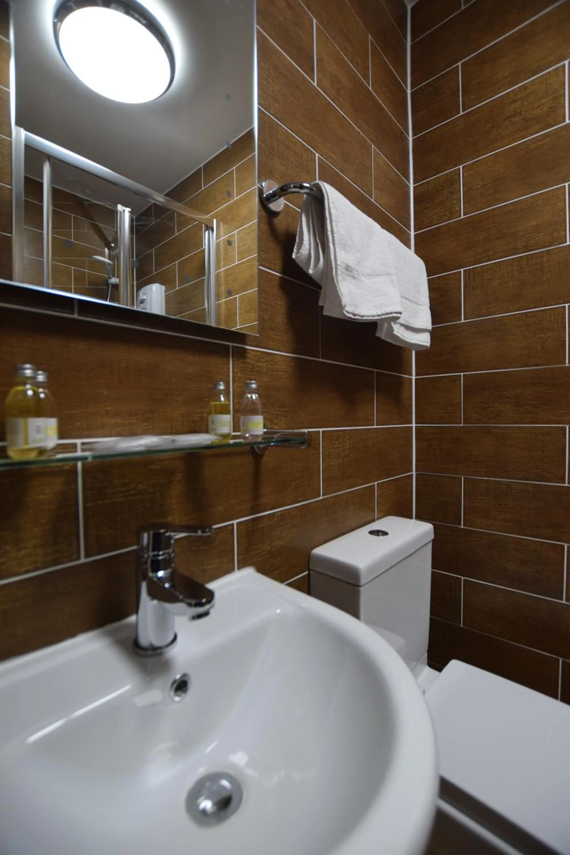 Bathroom in Lucky 8 Hotel