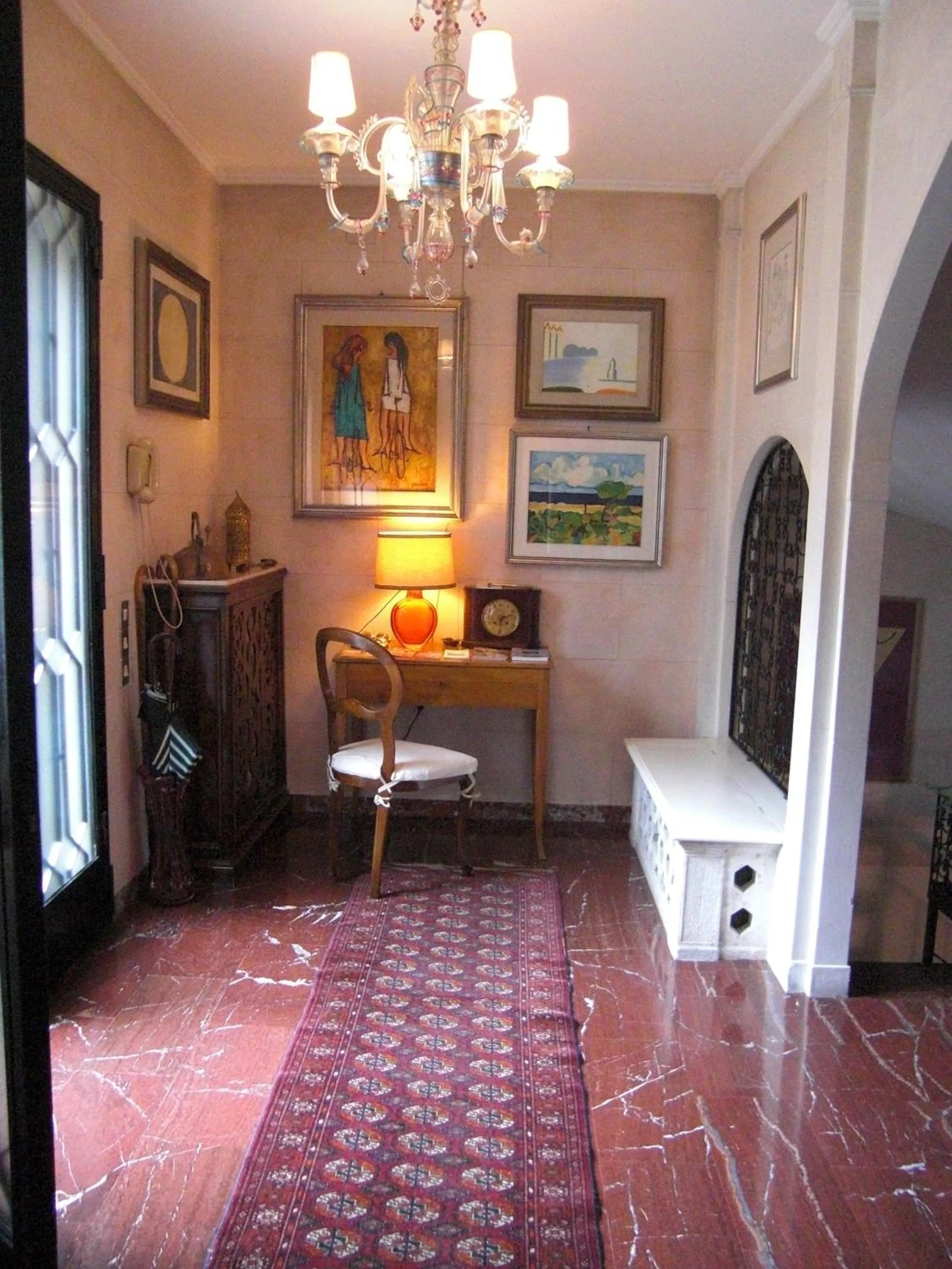 Communal lounge/ TV room in B&B Castellani