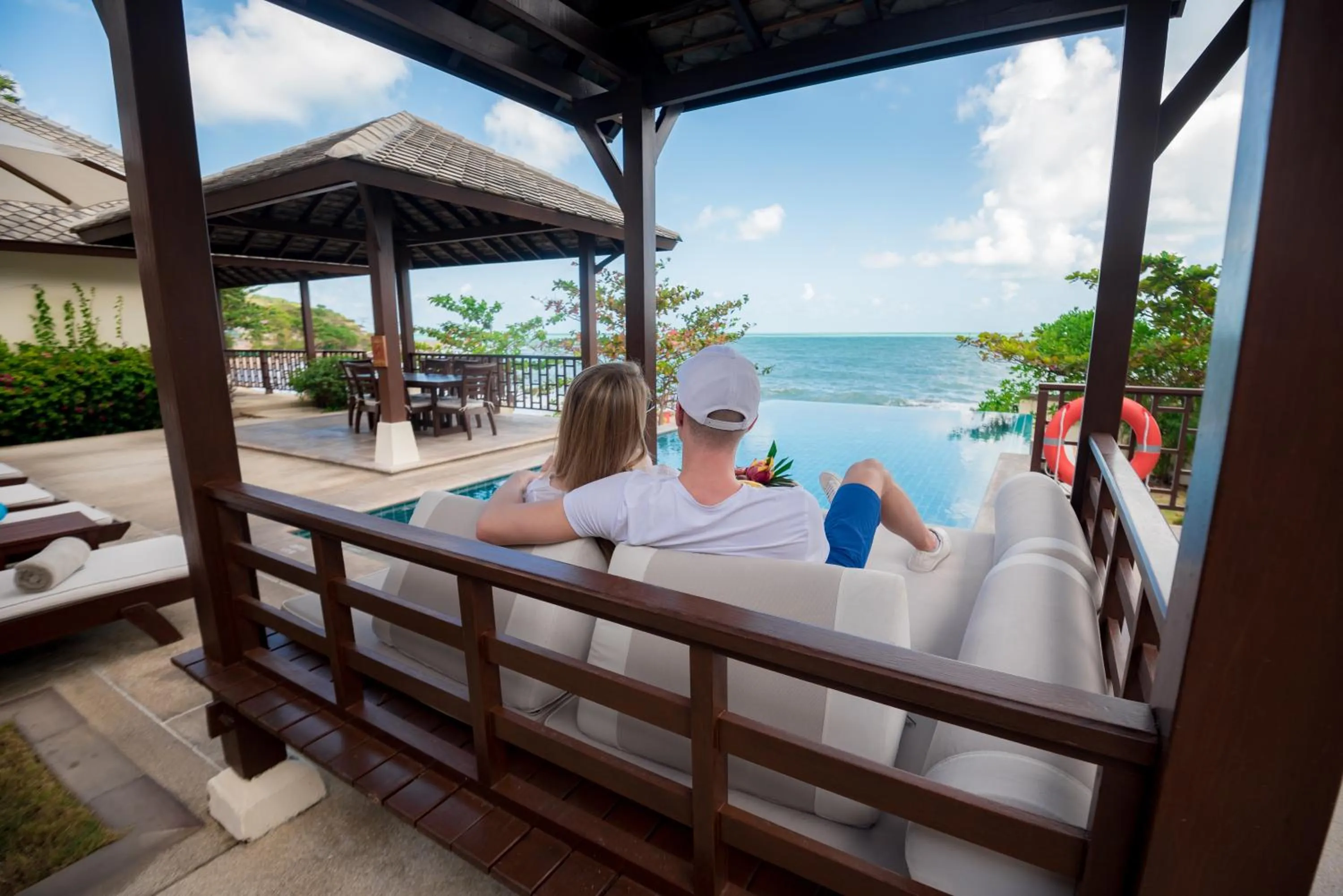 People in Kanda Pool Villas