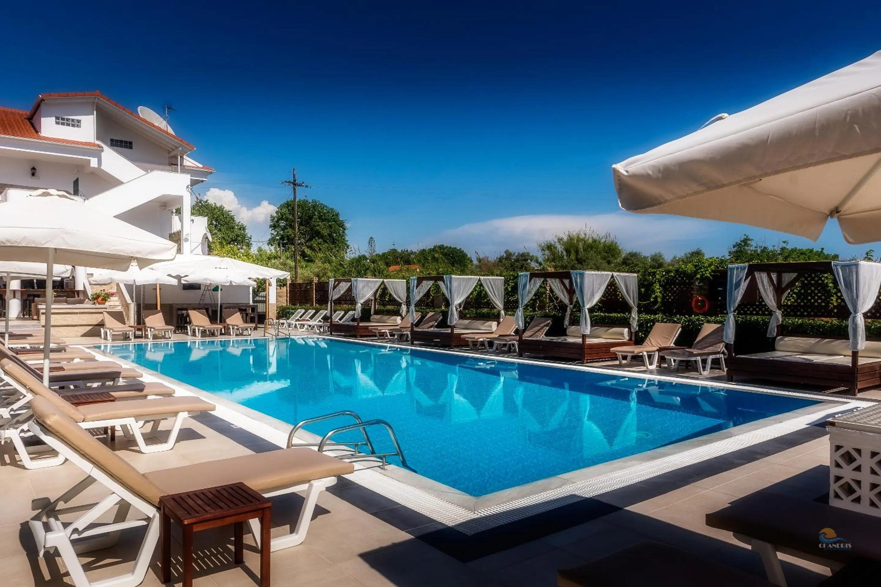 Swimming pool in Chandris Apartments