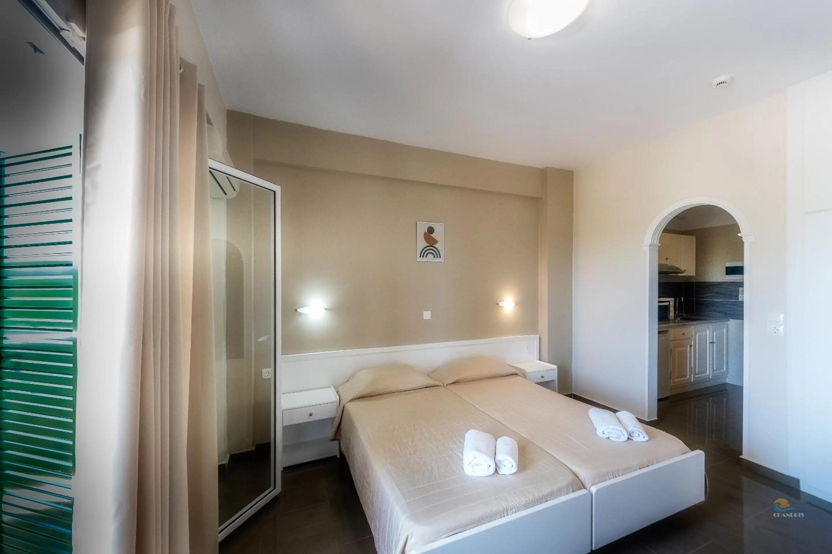 Photo of the whole room, Bed in Chandris Apartments