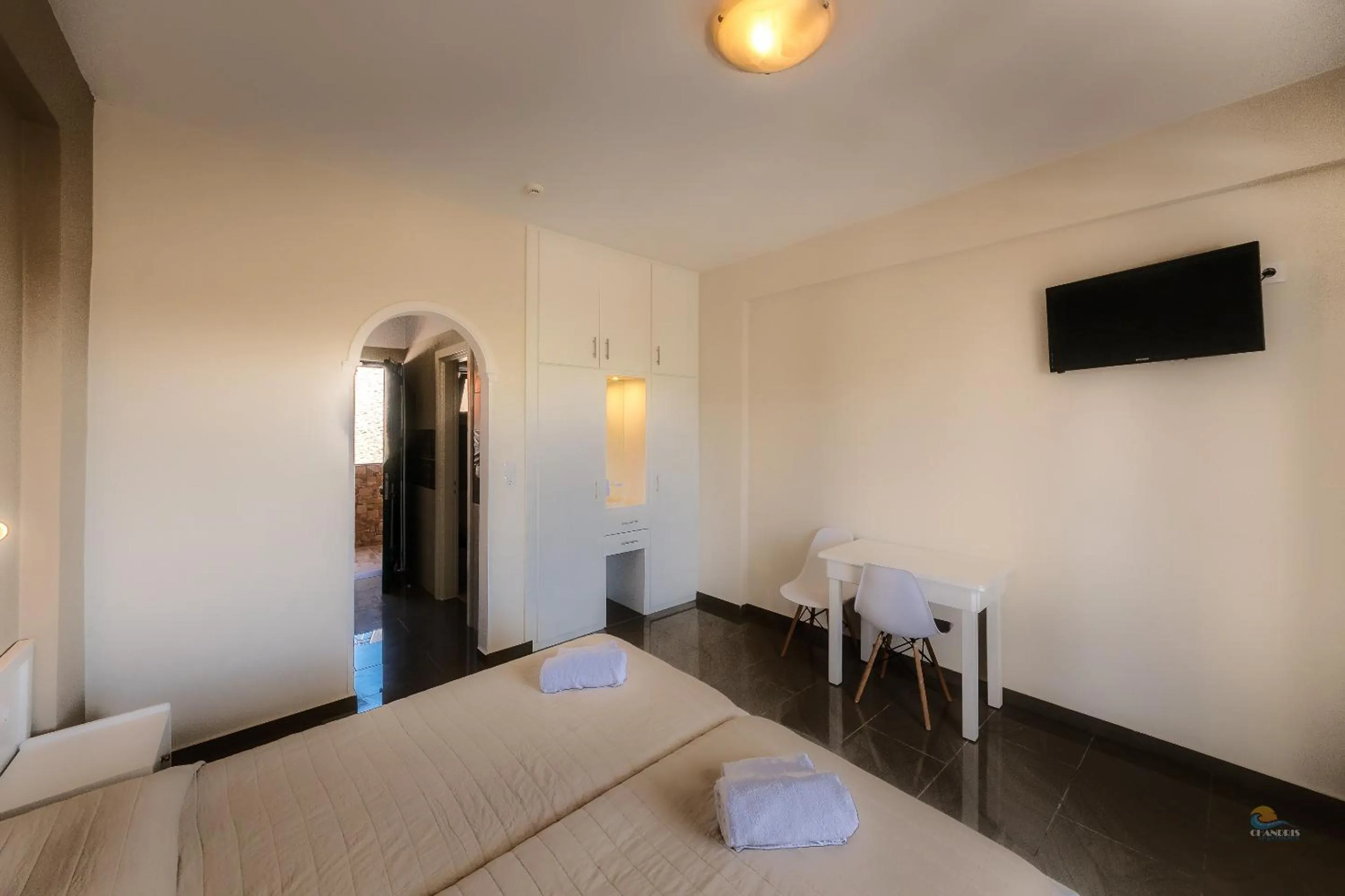 Bedroom, Bed in Chandris Apartments