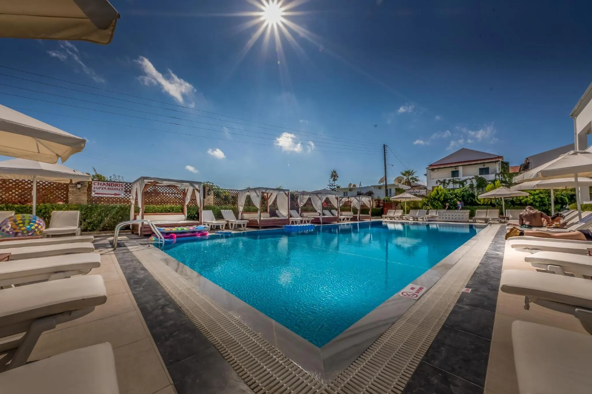 Swimming pool in Chandris Apartments