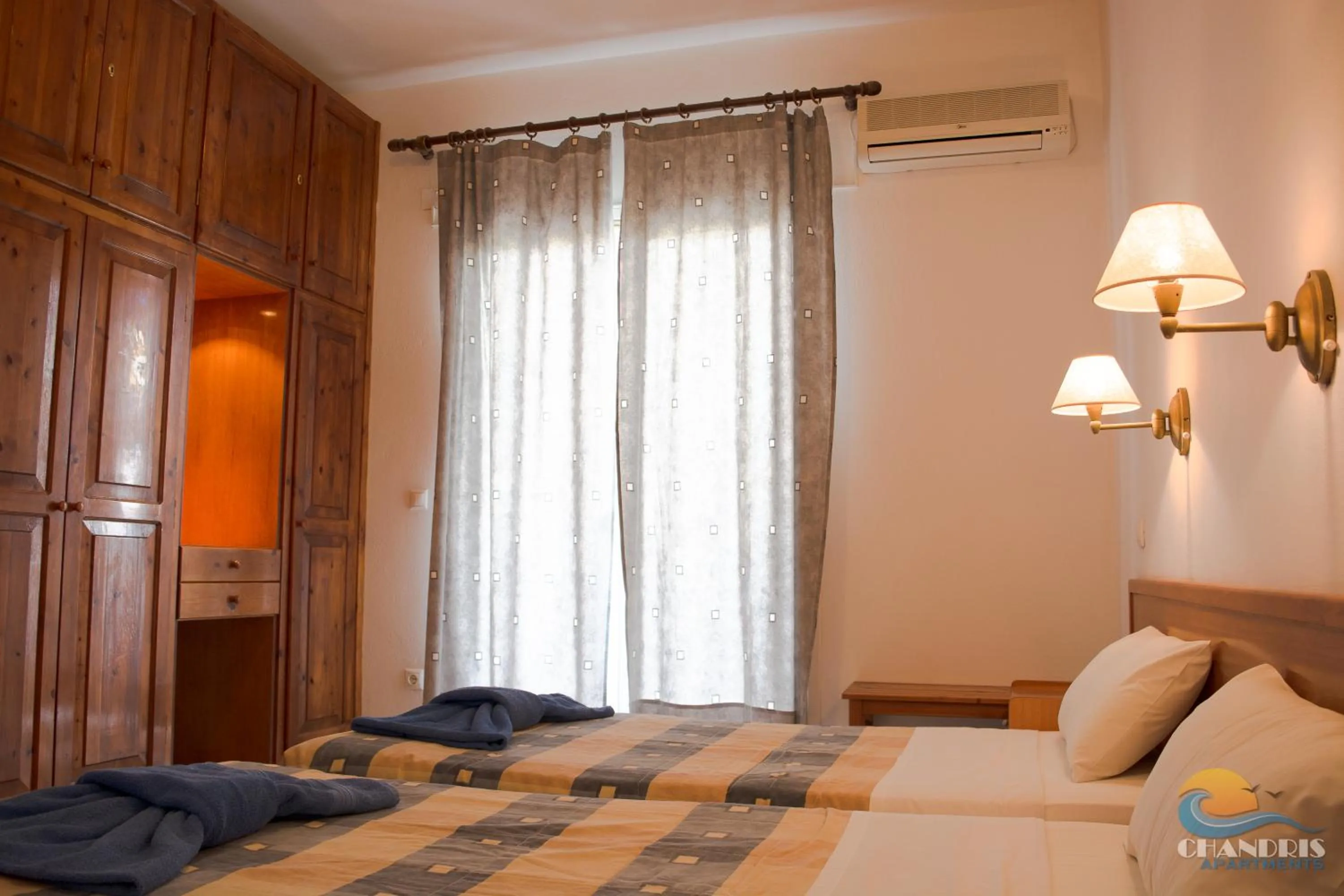 Bedroom, Bed in Chandris Apartments