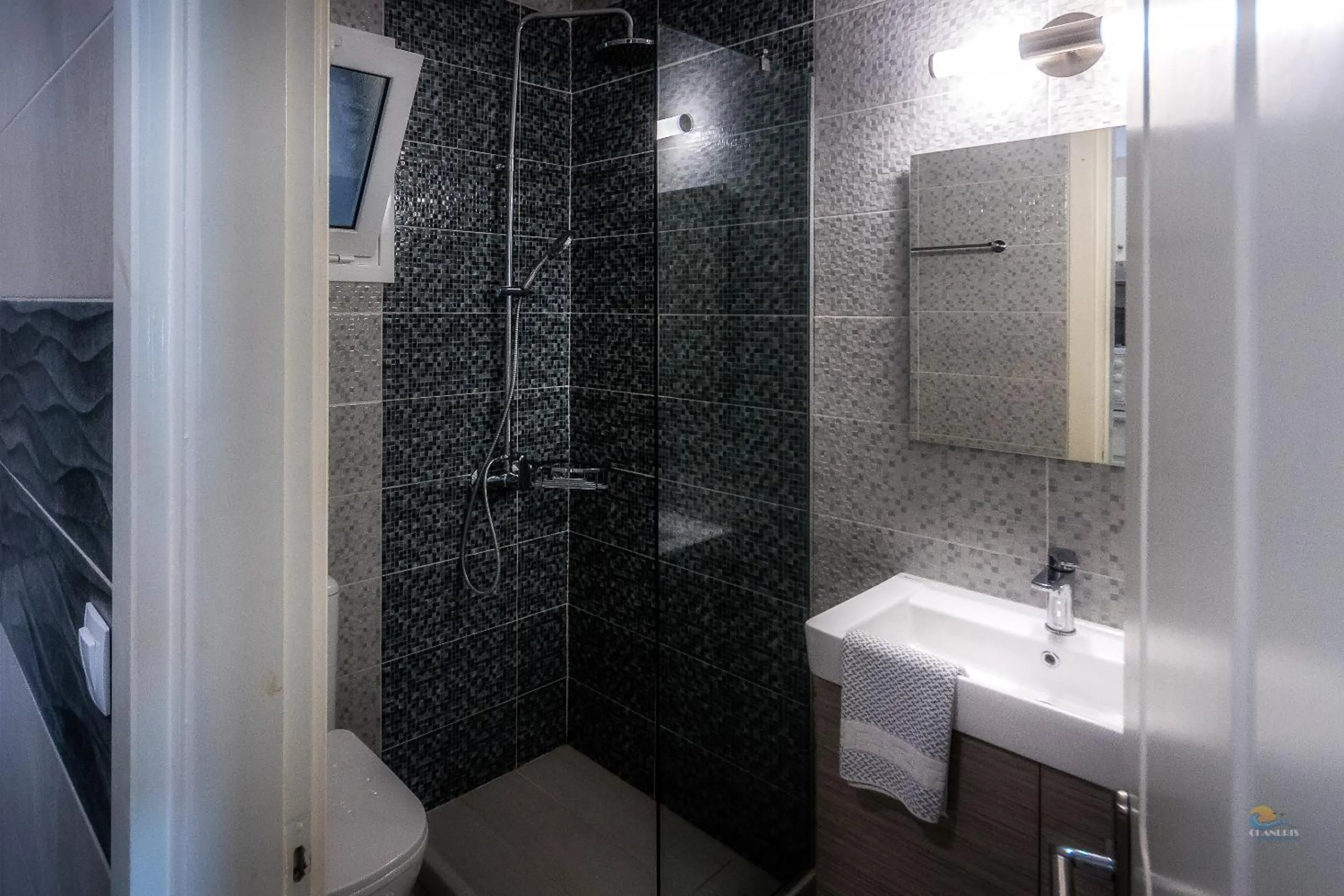 Bathroom in Chandris Apartments