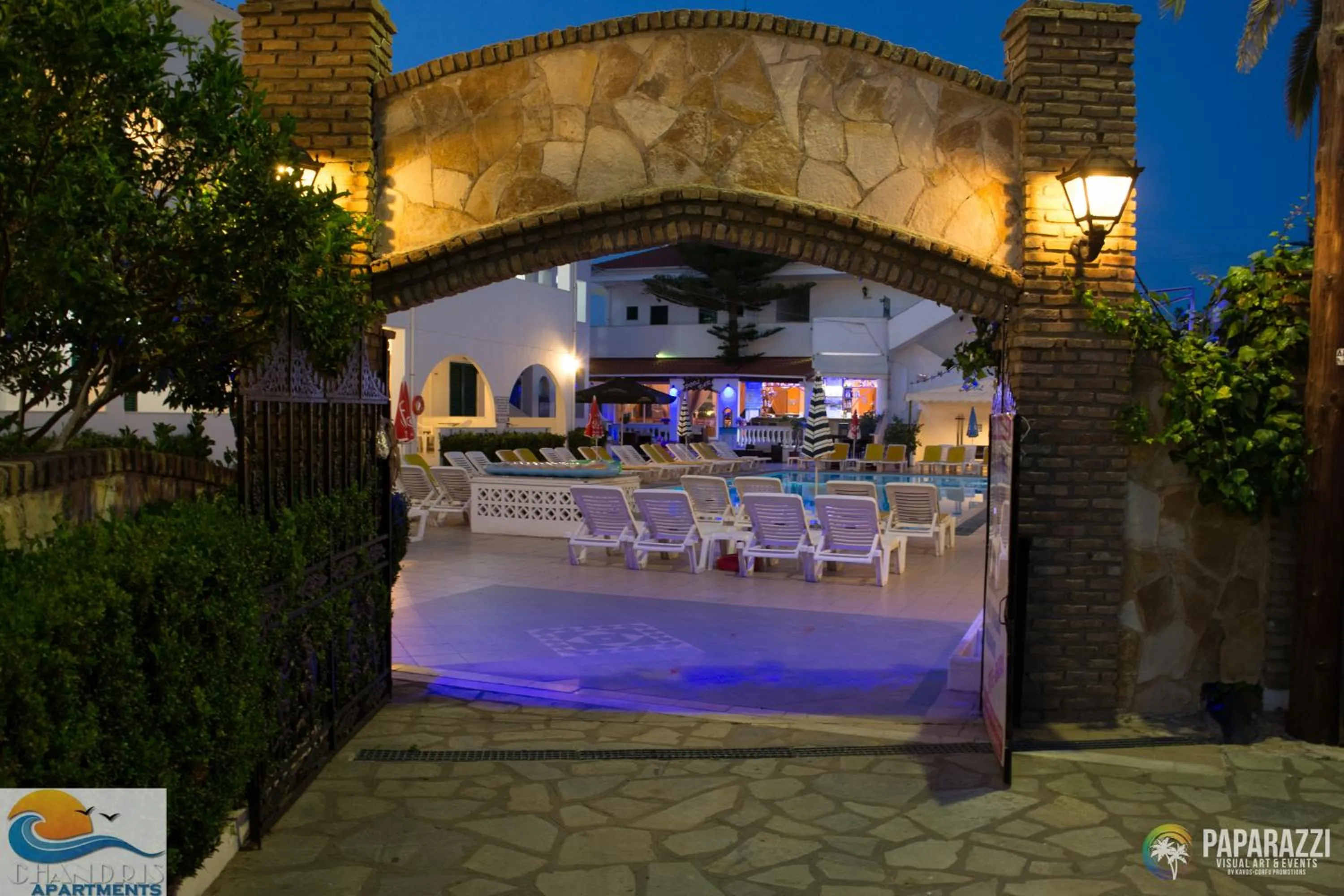 Facade/entrance in Chandris Apartments