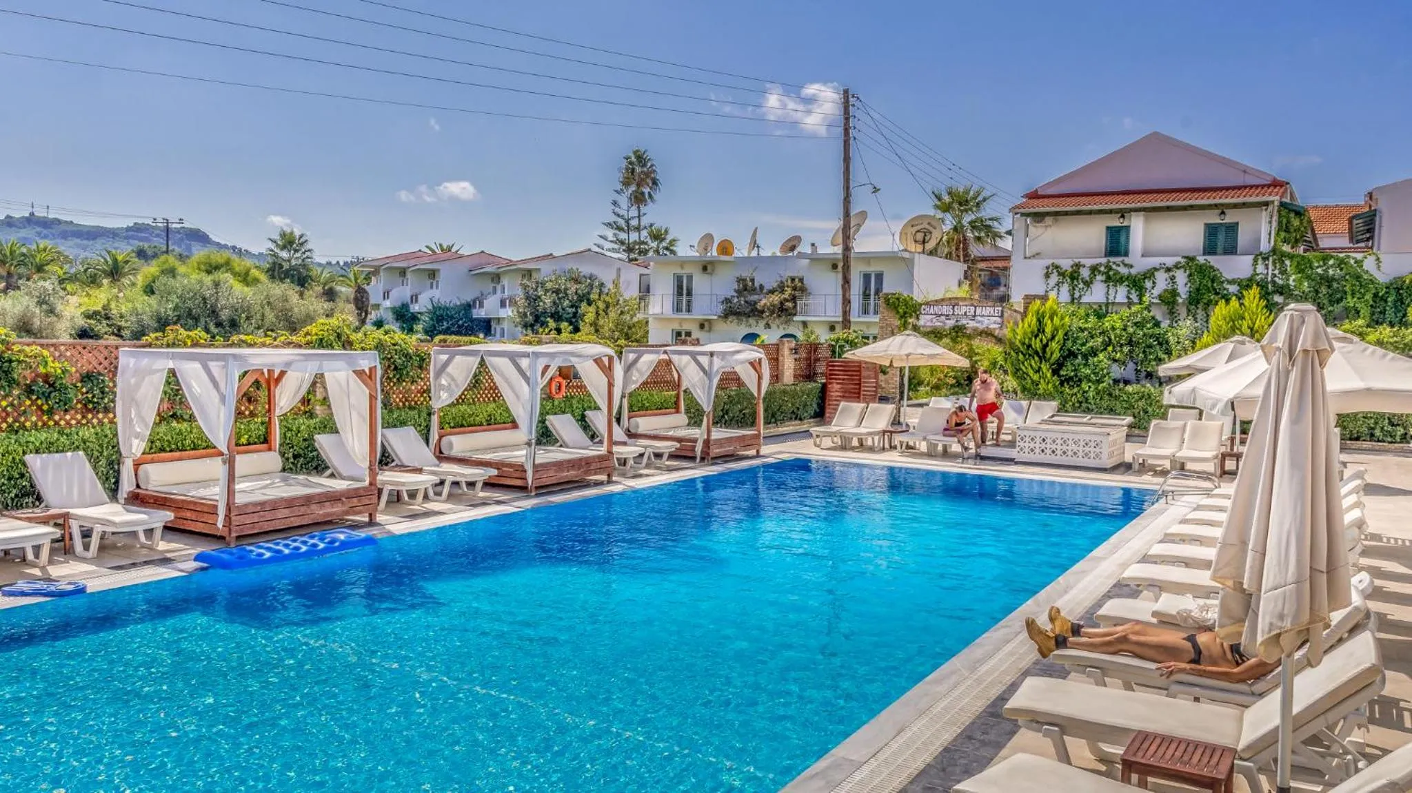 Swimming pool in Chandris Apartments