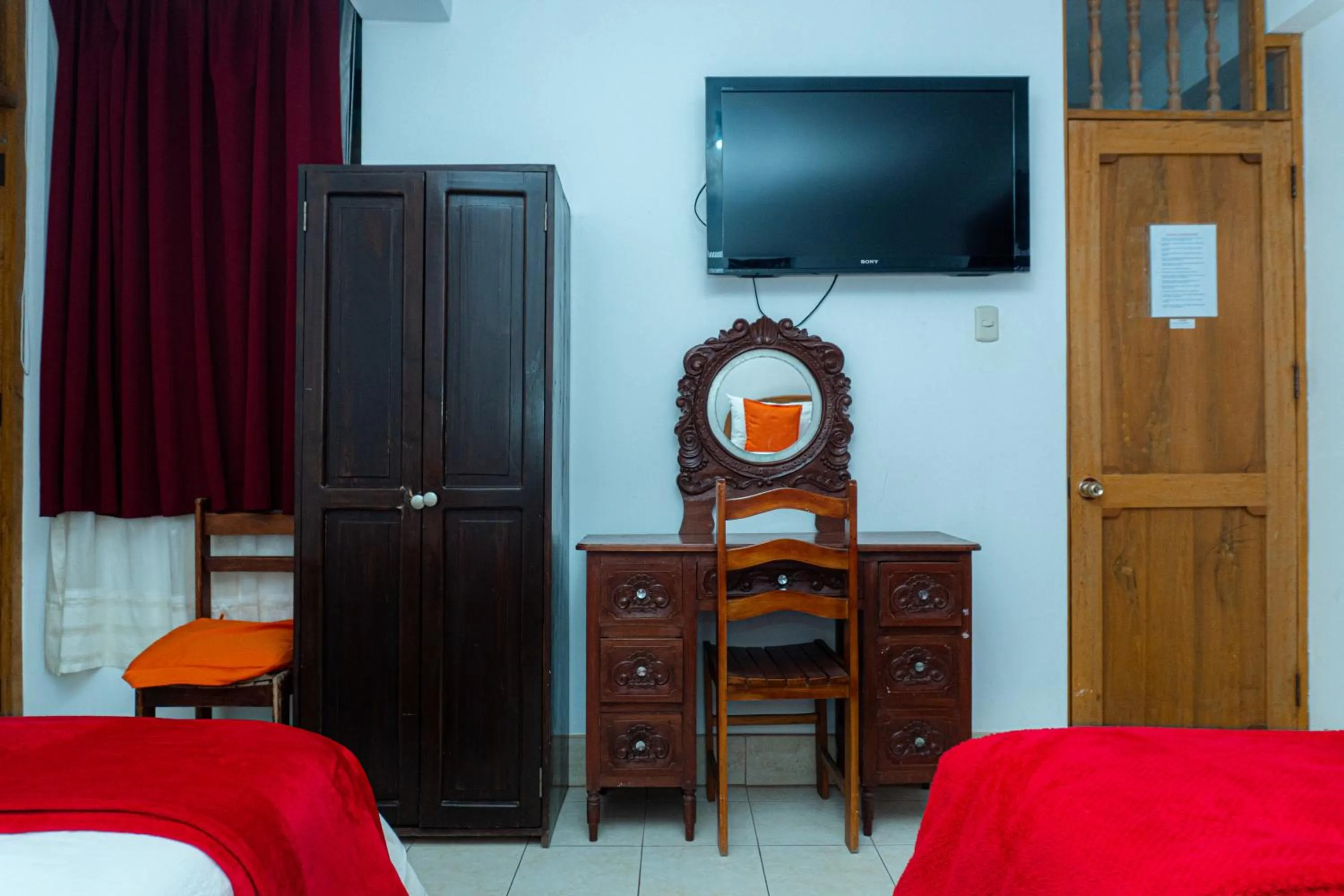 Bed in Hotel Chachapoyas