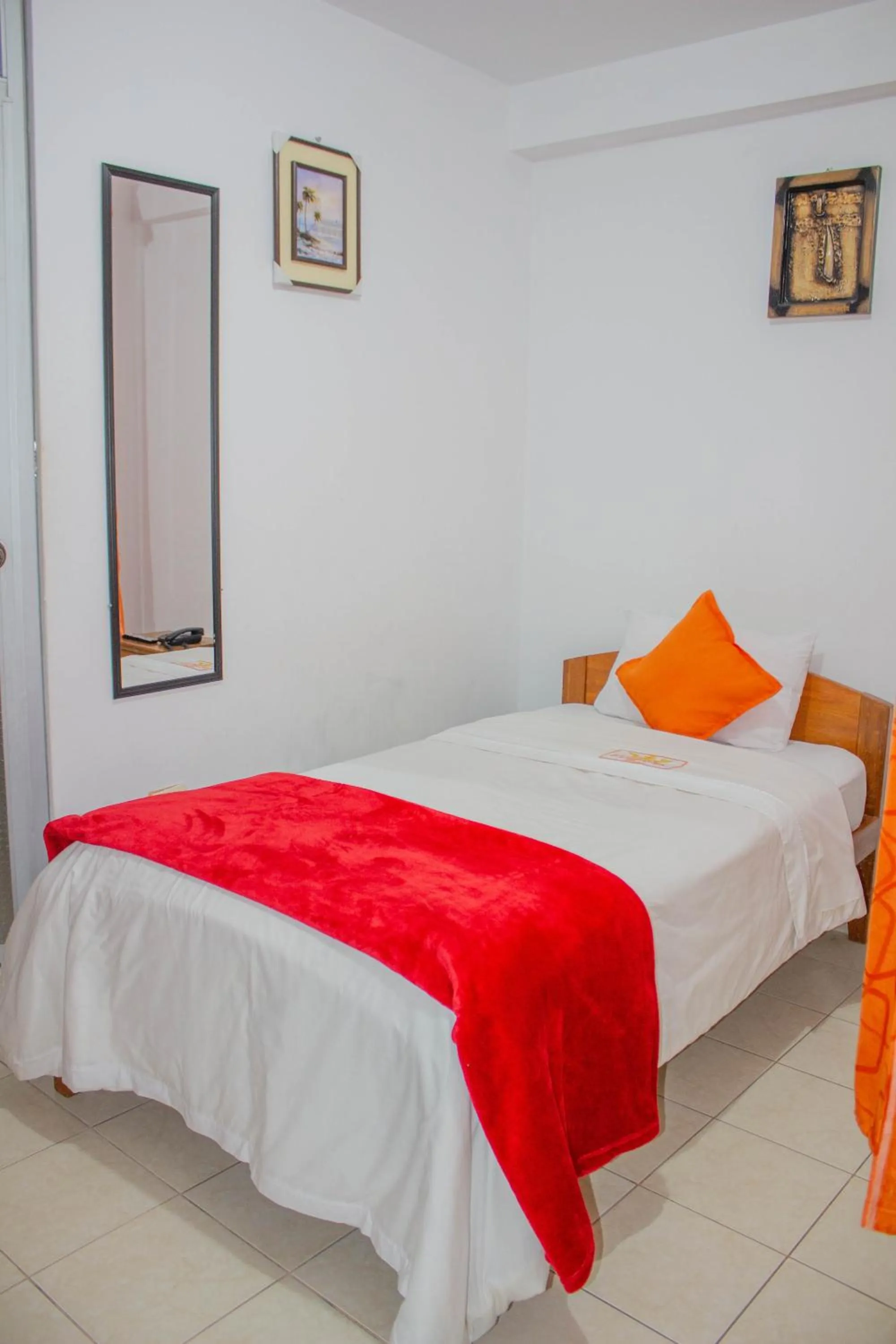 Bed in Hotel Chachapoyas