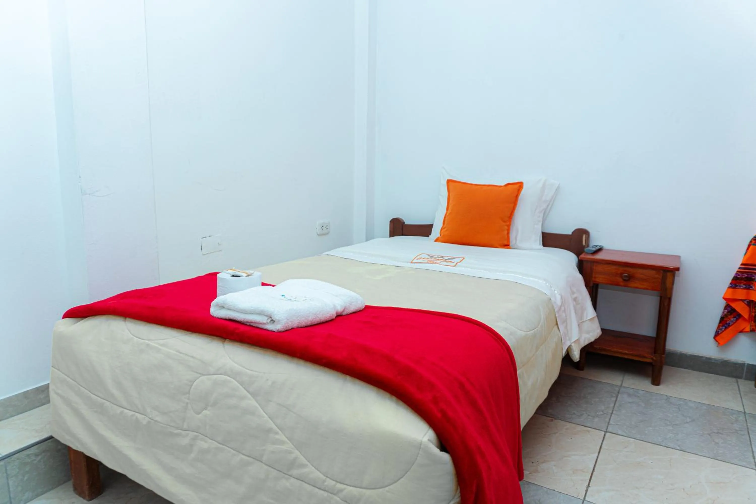 Bed in Hotel Chachapoyas