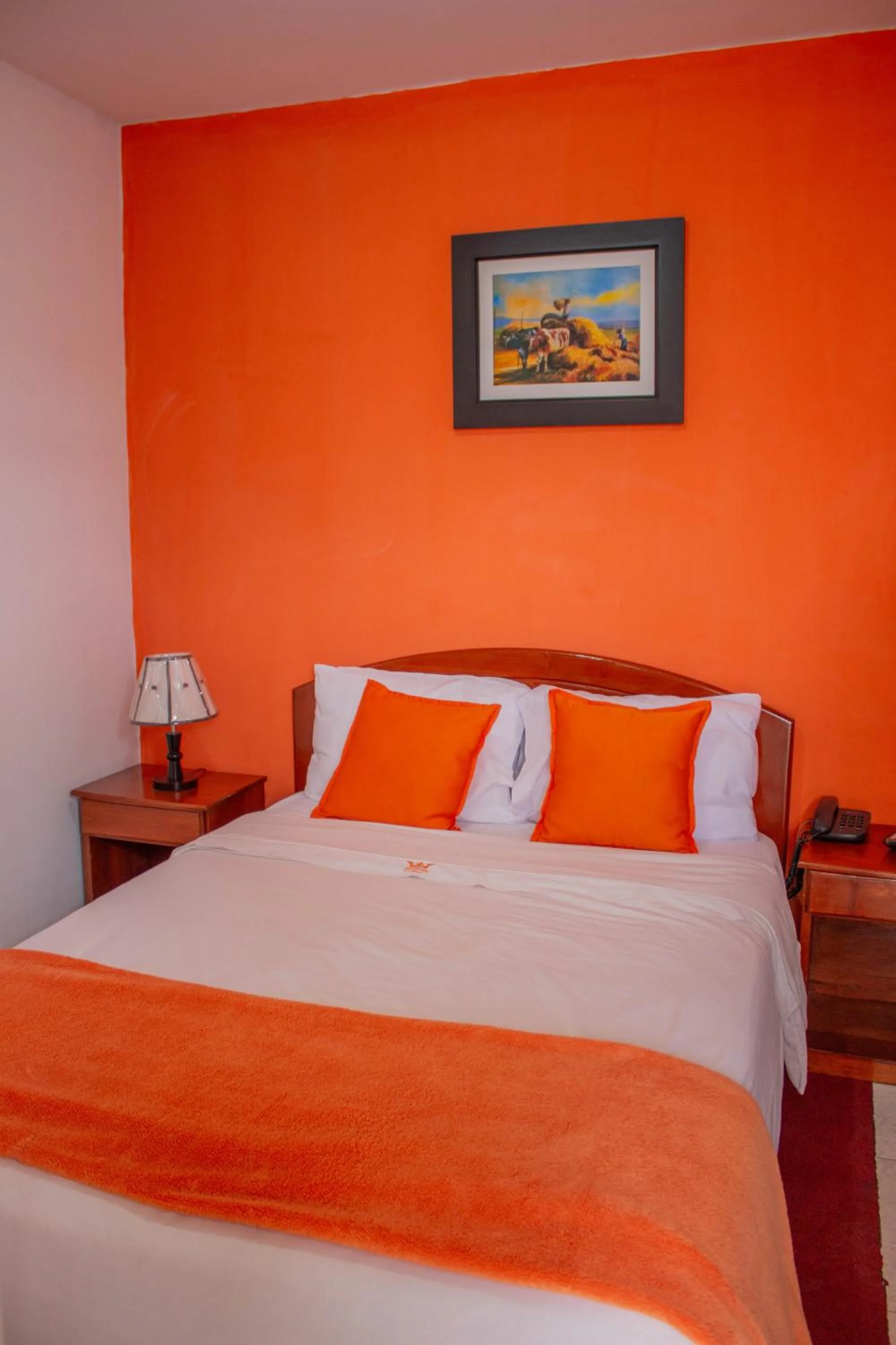 Bed in Hotel Chachapoyas