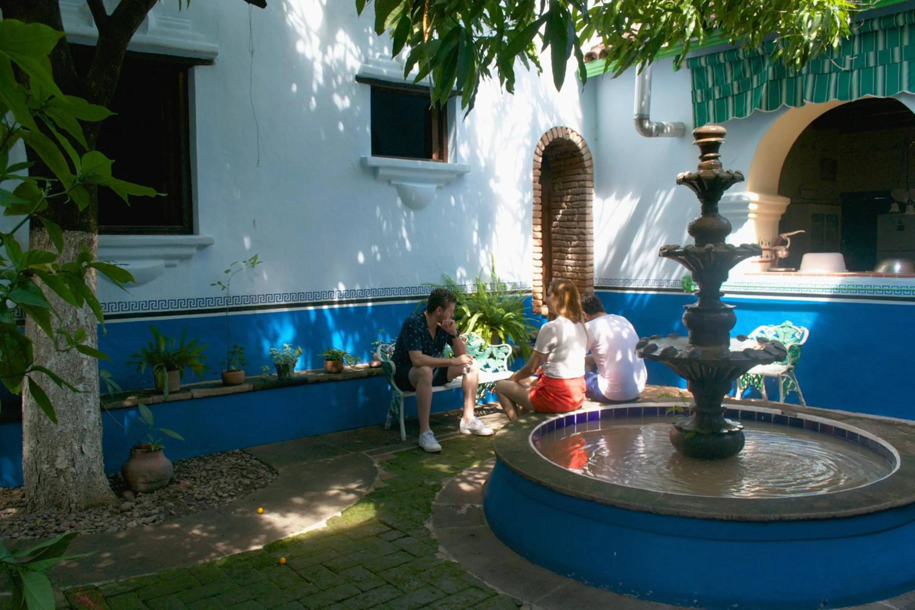 Patio in Copper Canyon Riverside Lodge